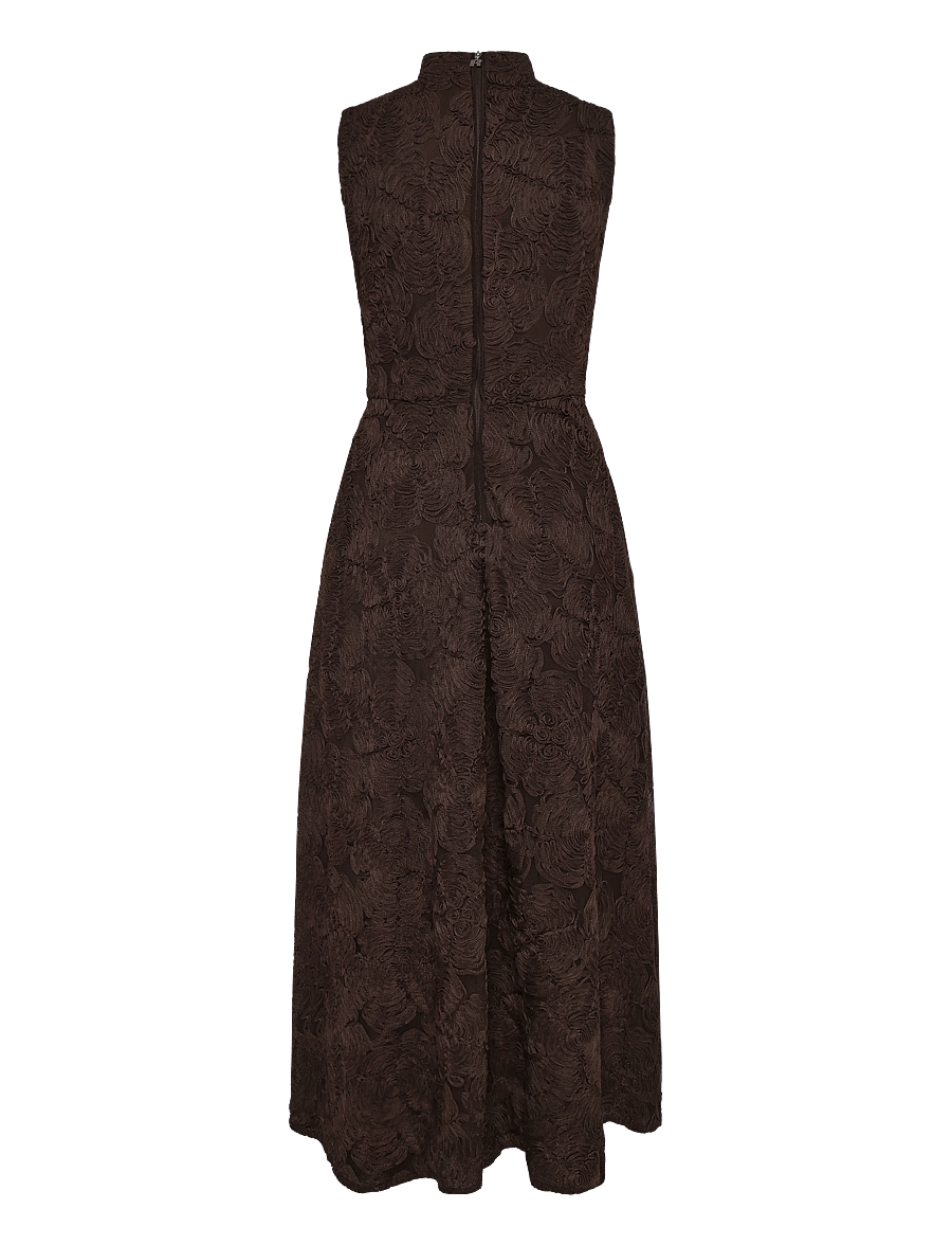 ROTATE - FLOWER MESH FLARED DRESS - spitzenkleider - molÉ - 1