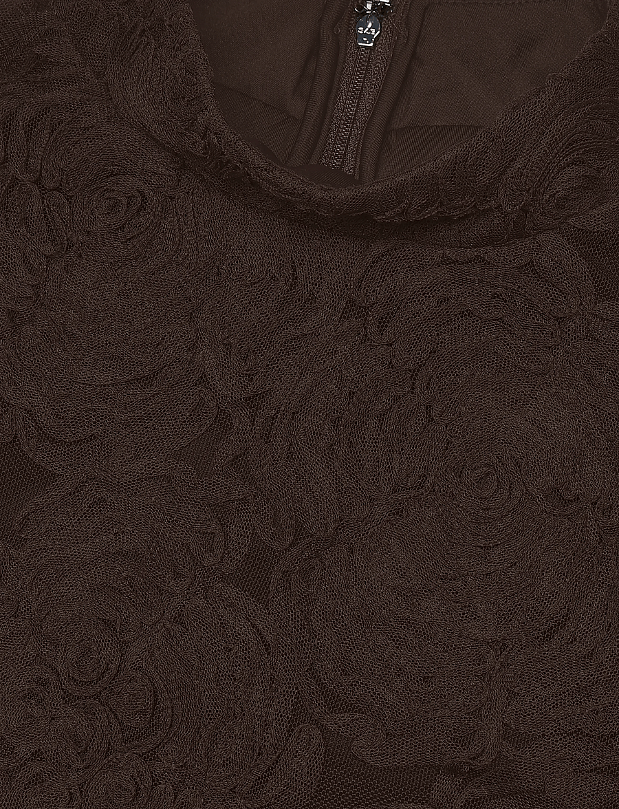 ROTATE - FLOWER MESH FLARED DRESS - spitzenkleider - molÉ - 2
