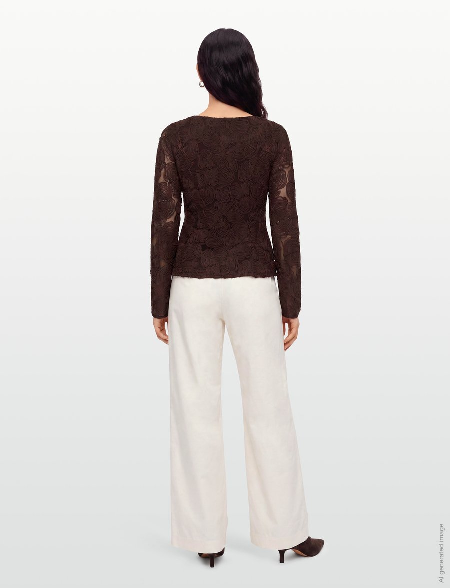 ROTATE - FLOWER MESH TOP - molÉ - 4