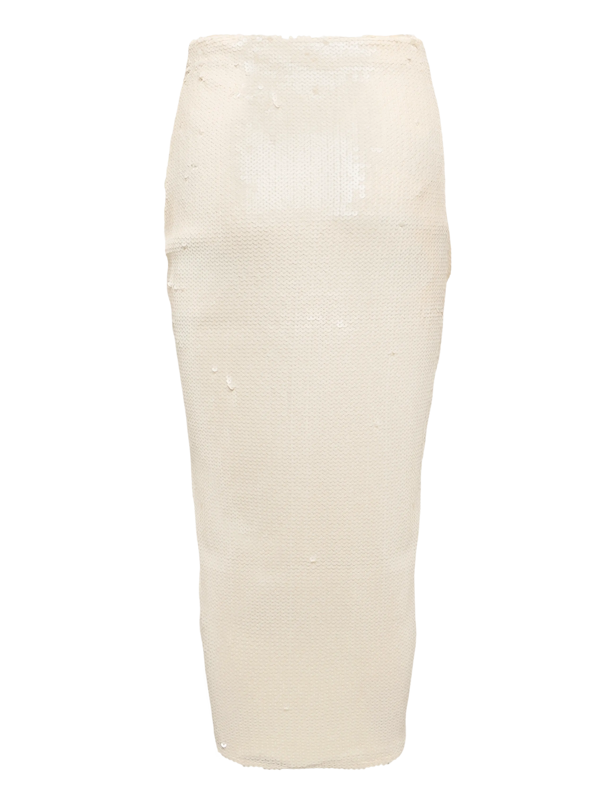 ROTATE - SEQUINS KNOT SKIRT - paillet nederdele - egret - 2