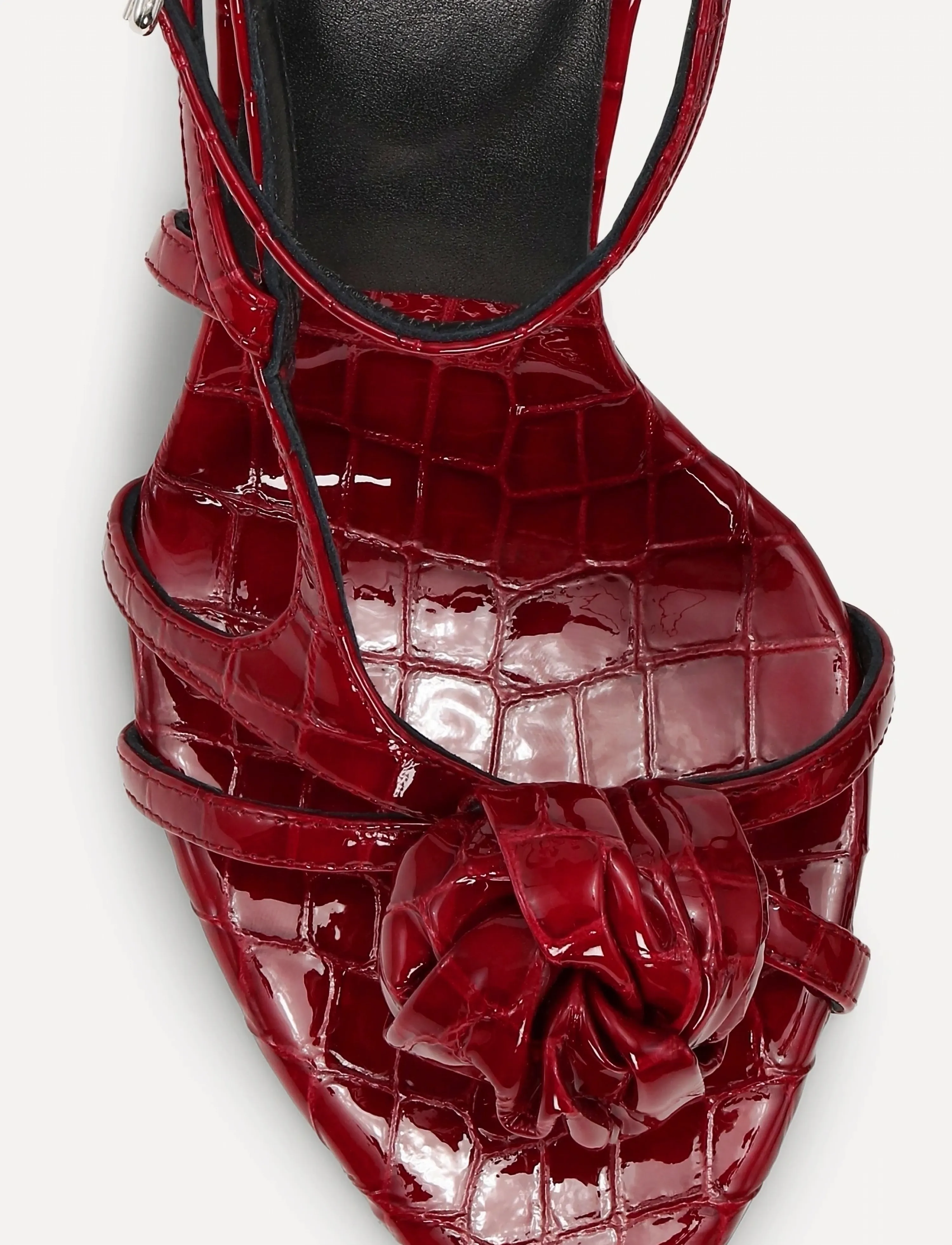 ROTATE - SANDAL PATENT CROC - windsor wine - 1