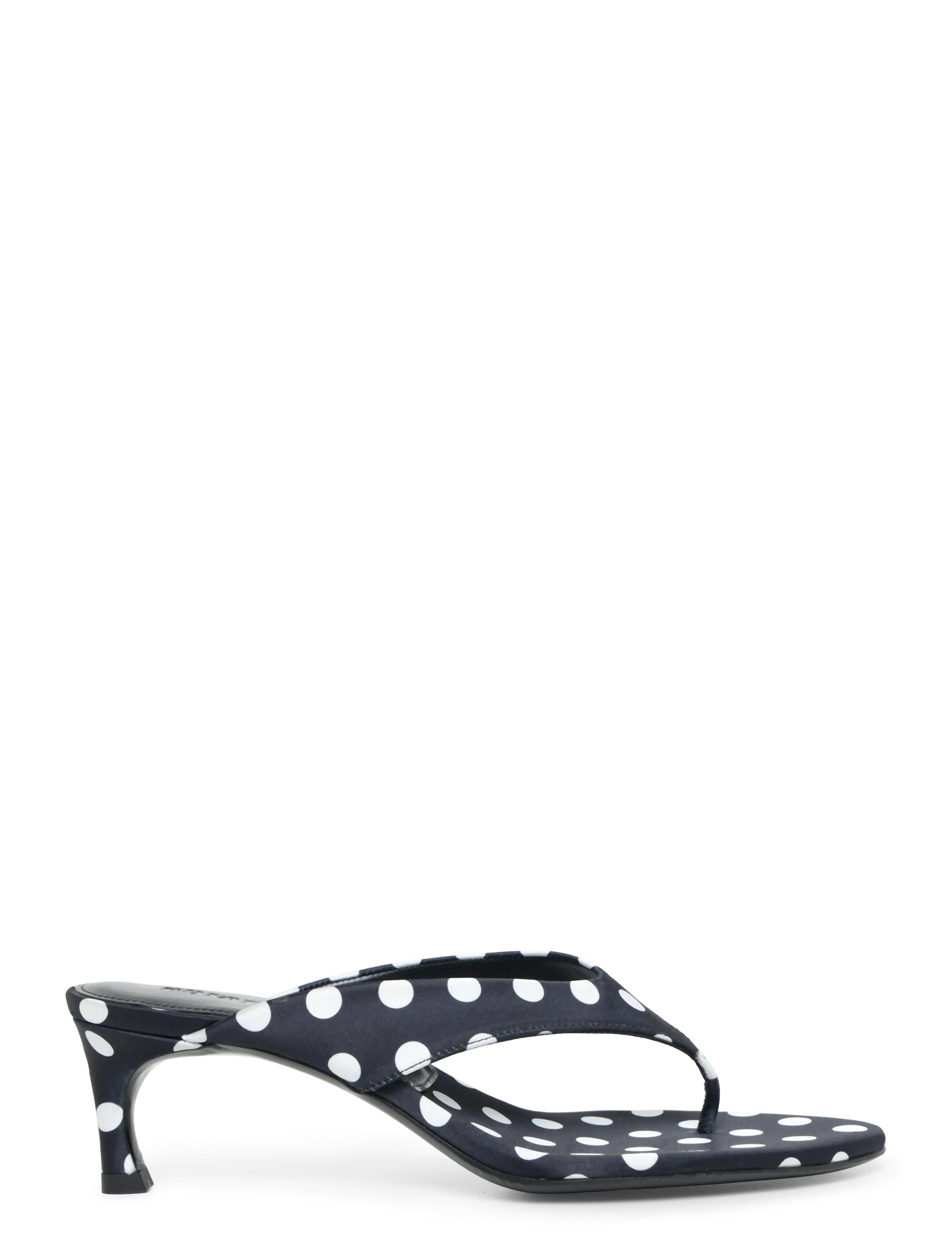 Kitten Heel Satin Mule 3