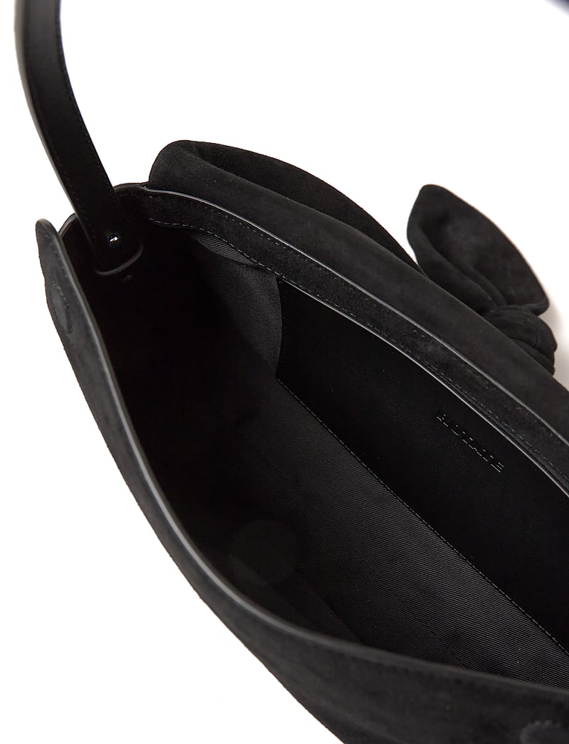 ROTATE - SUEDE KNOT SCARF BAG - særlige begivenheder - black - 5