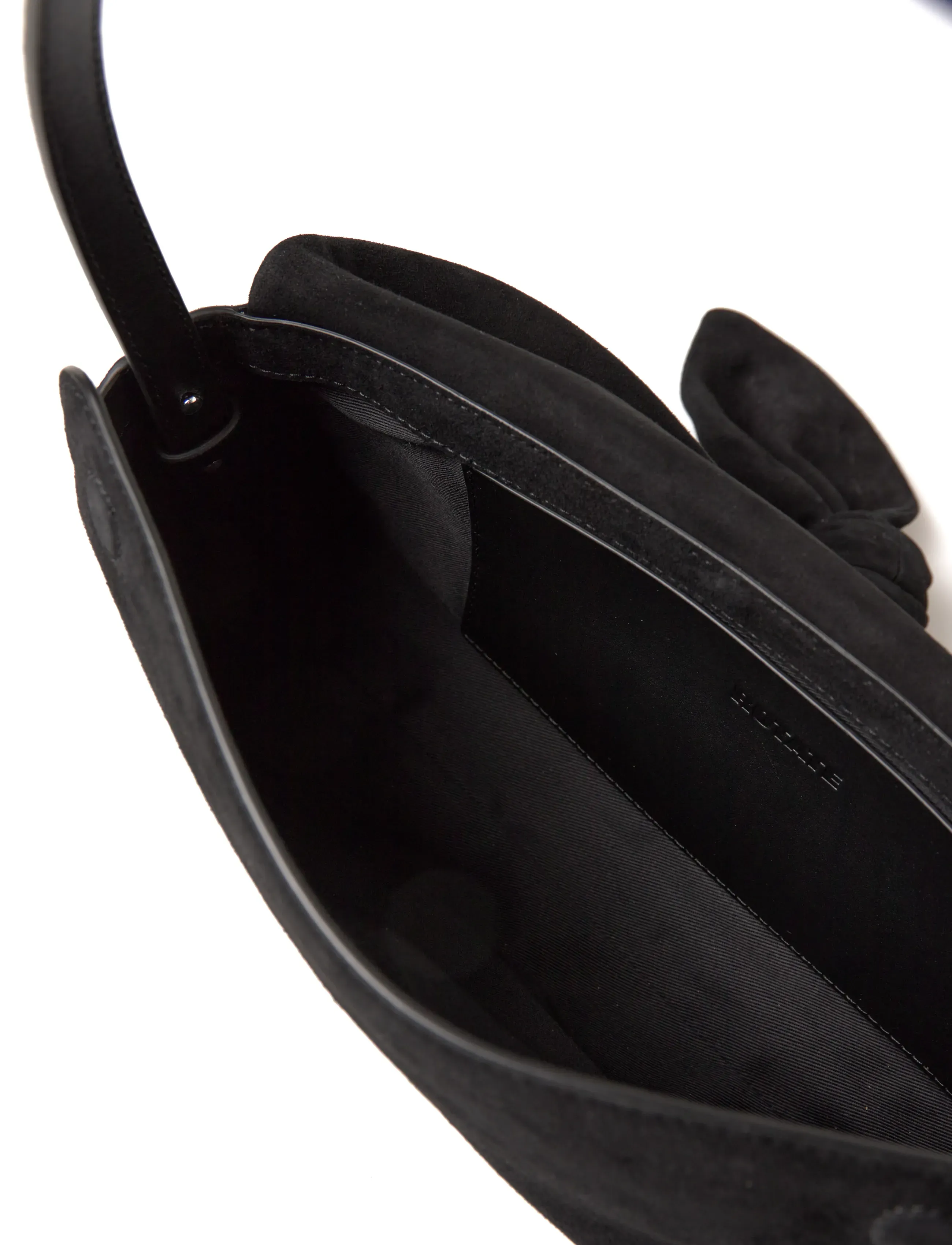 ROTATE - SUEDE KNOT SCARF BAG - besondere anlässe - black - 5