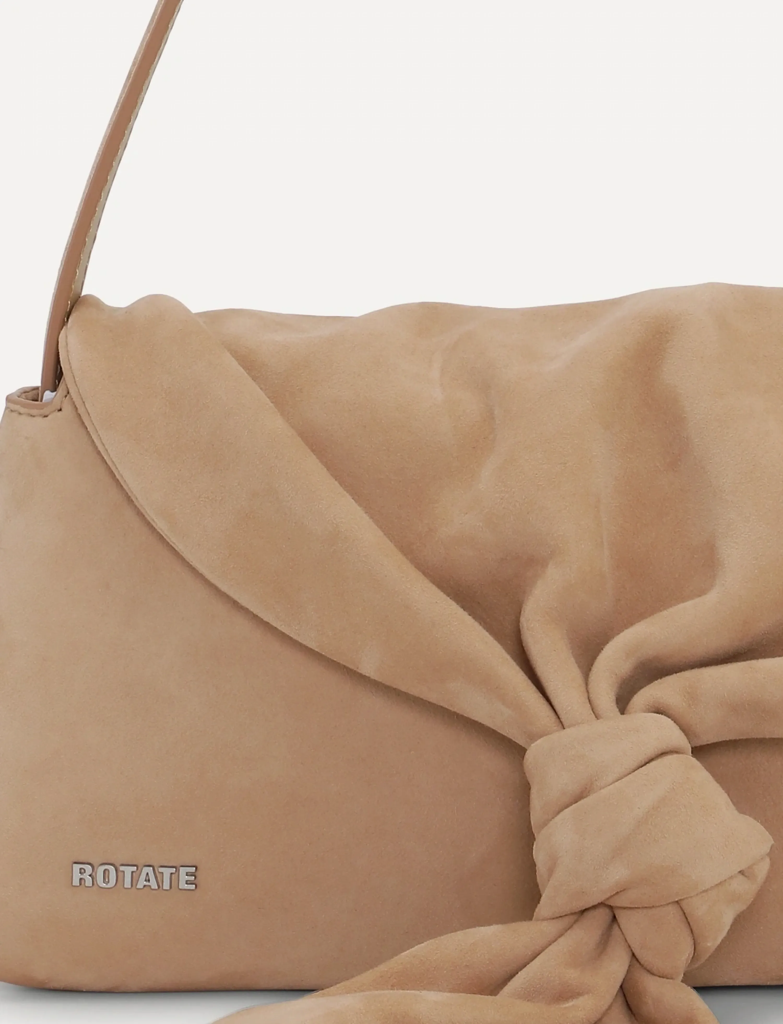 ROTATE - SUEDE KNOT SCARF BAG - besondere anlässe - beige - 1