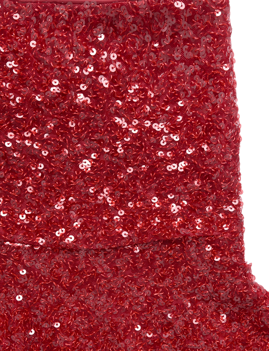 ROTATE - SEQUINS MIDI SKIRT - paillet nederdele - scooter red - 2