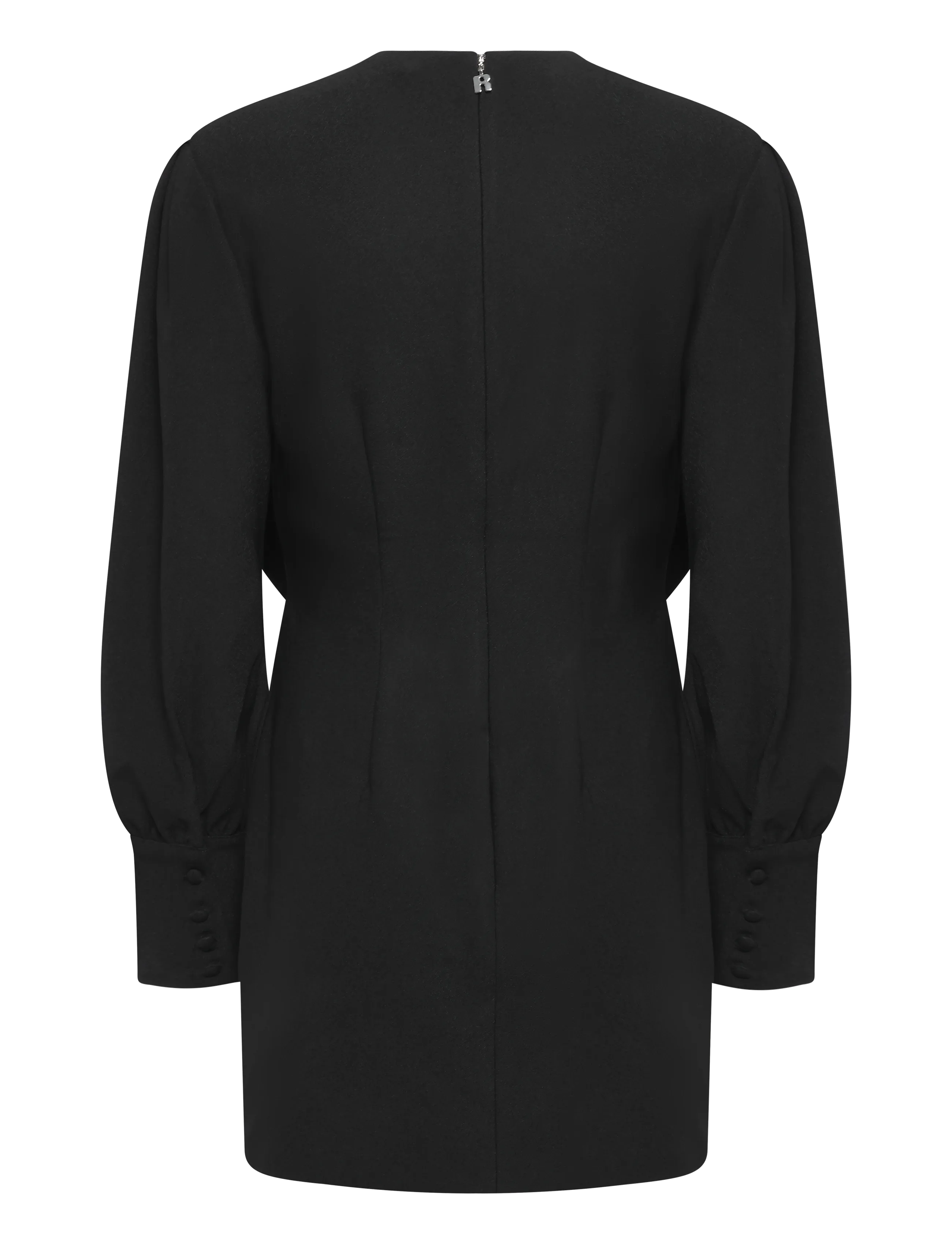 ROTATE - MINI DRAPED BOW DRESS - black - 1