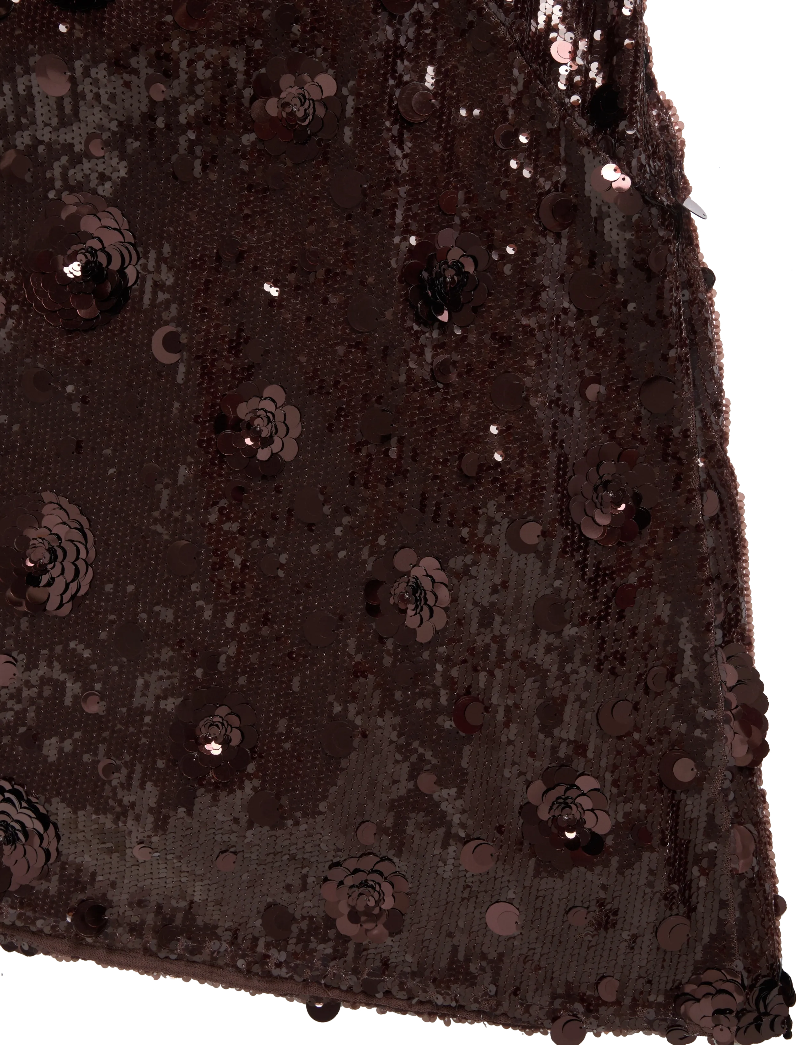 ROTATE - SEQUINS MAXI DRESS - chicory coffee - 2