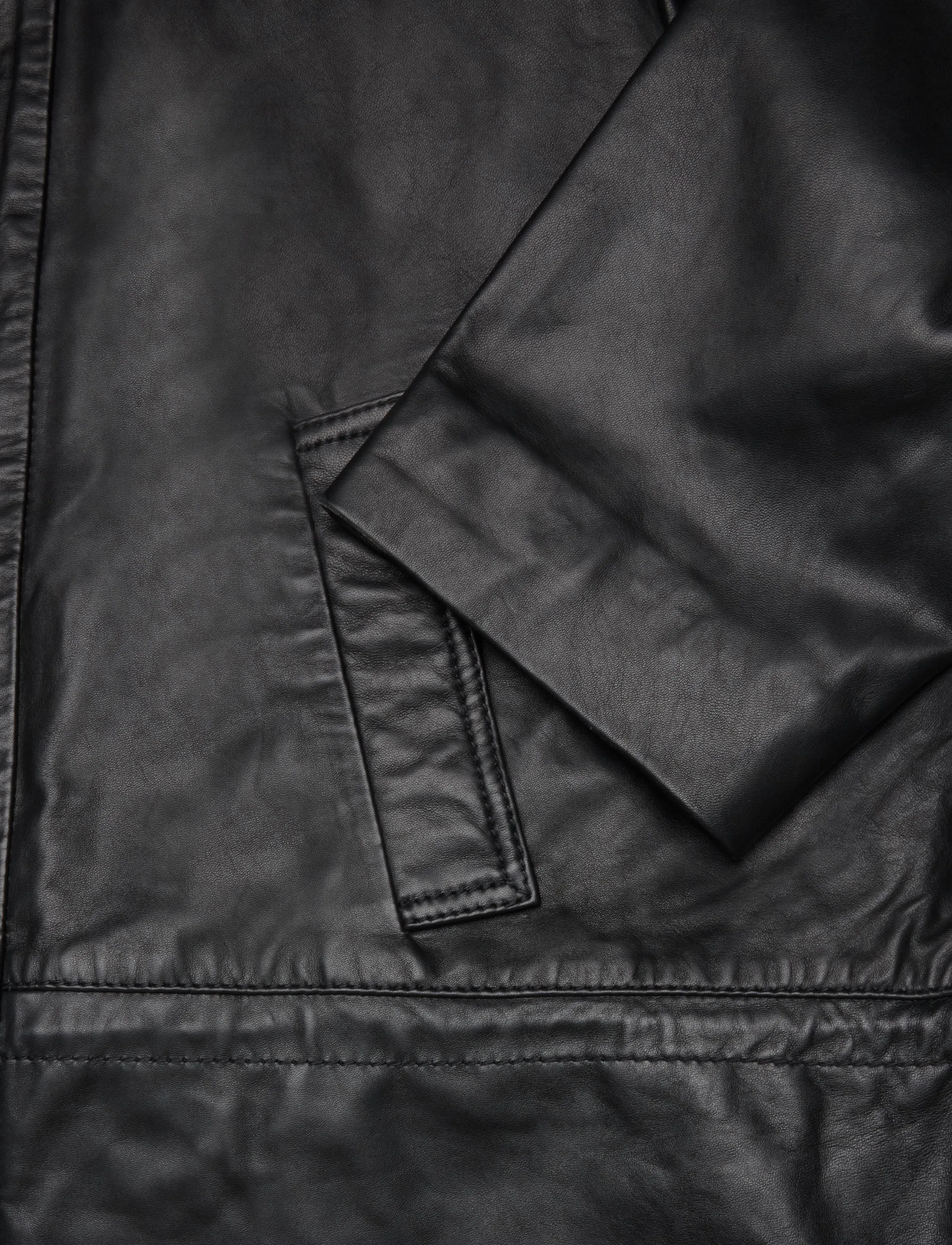 ROTATE - PEPLUM LEATHER JACKET - black - 3