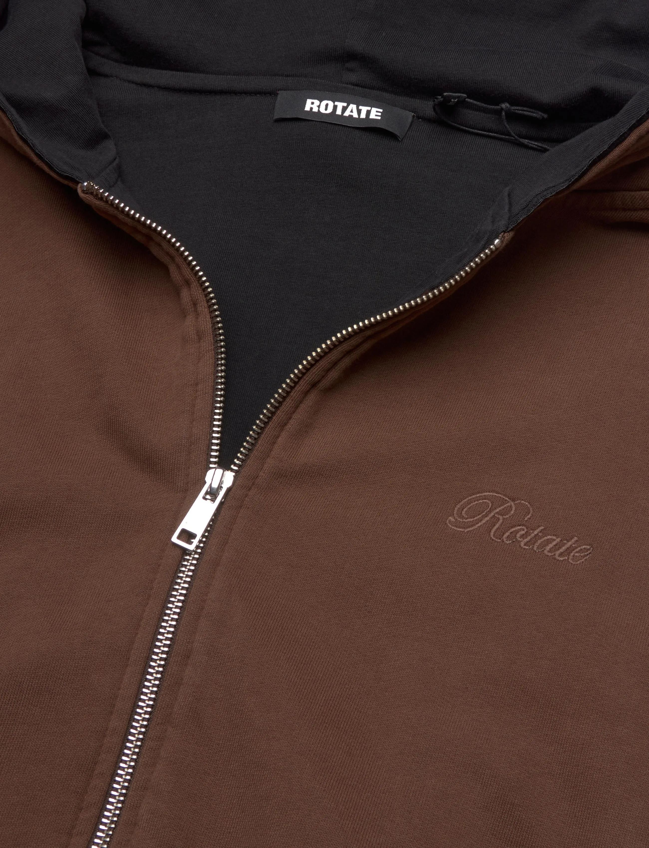 ROTATE - ZIP SWEAT HOODIE - hoodies - chestnut - 2