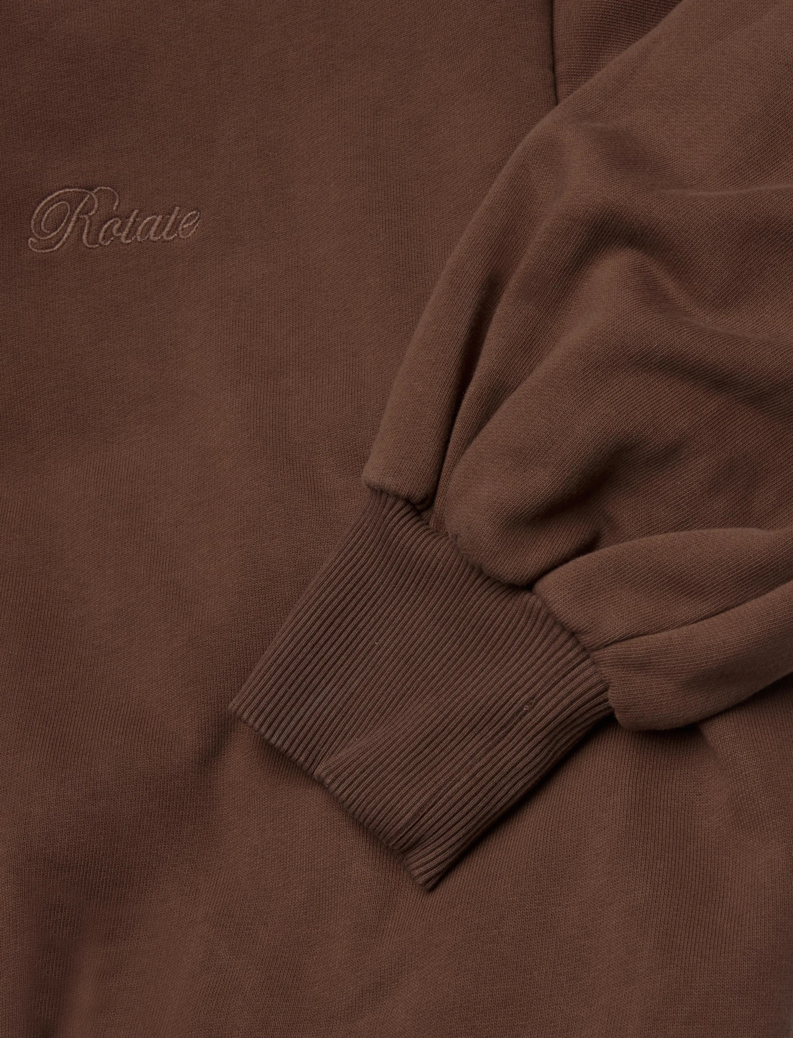 ROTATE - ZIP SWEAT HOODIE - hoodies - chestnut - 3
