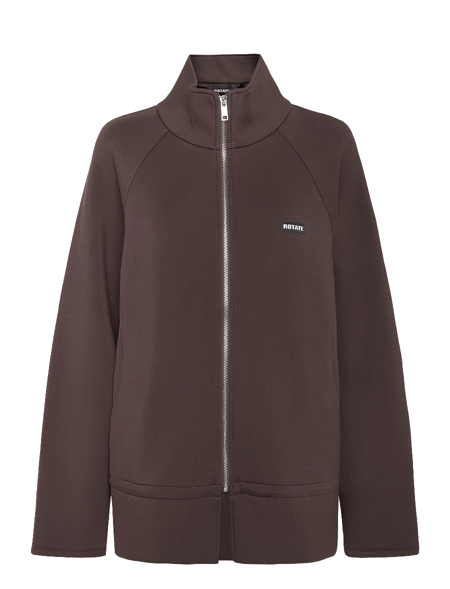 ROTATE - SCUBA FULL ZIP JACKET - Õhukesed jakid - chicory coffee - 0