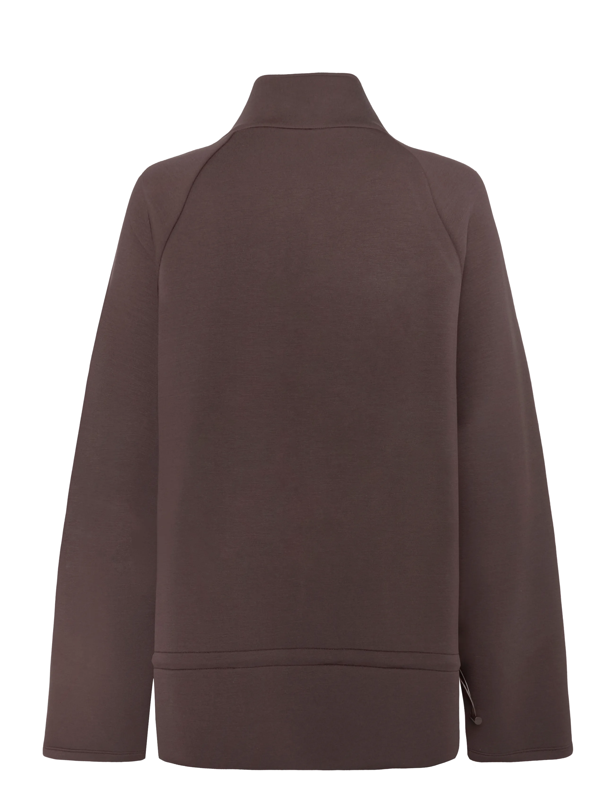 ROTATE - SCUBA FULL ZIP JACKET - chicory coffee - 1