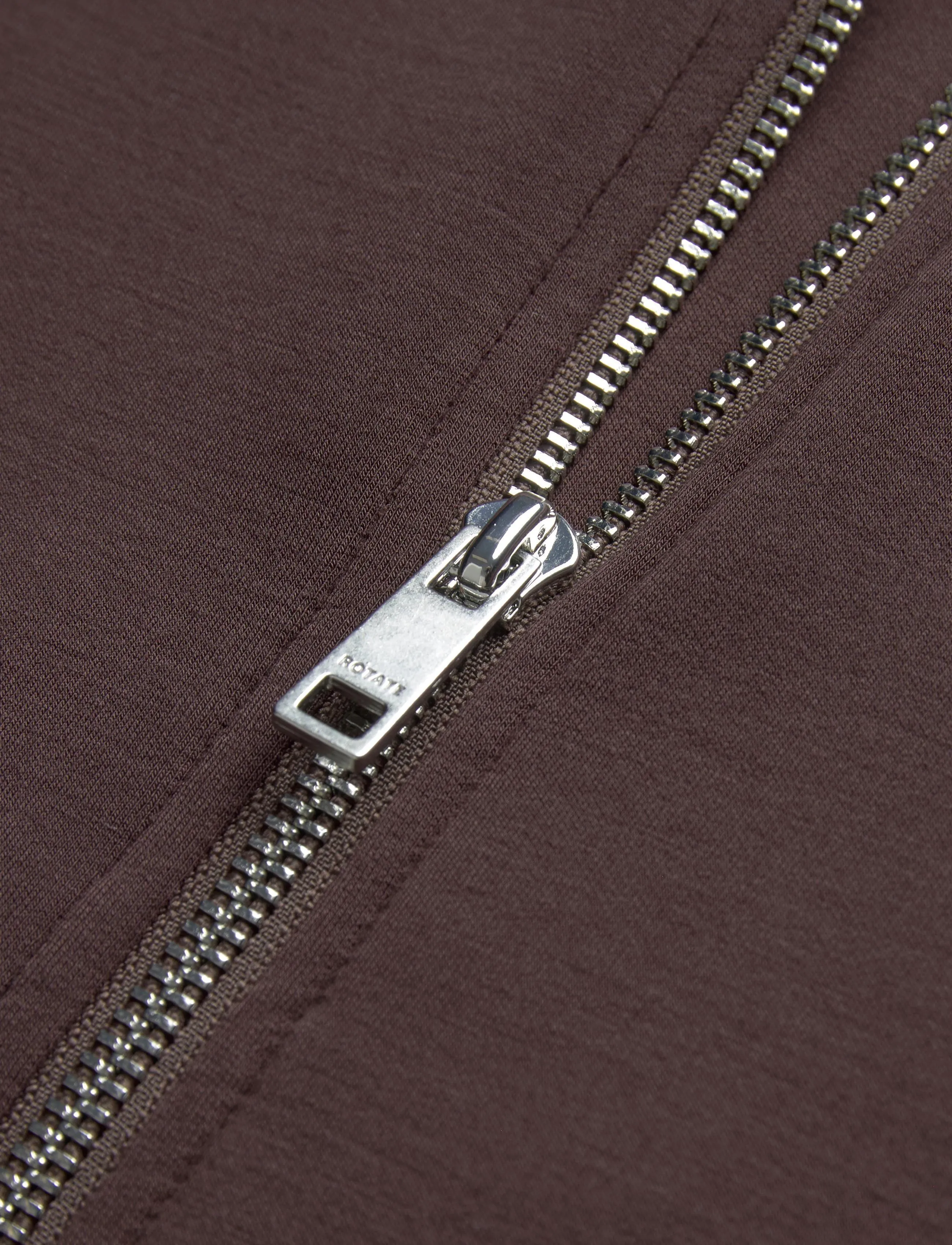 ROTATE - SCUBA FULL ZIP JACKET - chicory coffee - 3