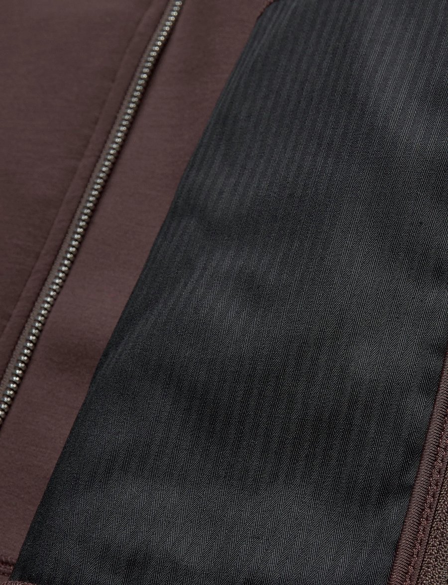 ROTATE - SCUBA FULL ZIP JACKET - Õhukesed jakid - chicory coffee - 4