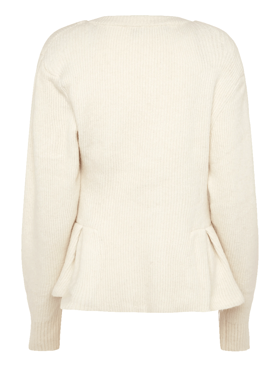 ROTATE - KNIT BIJOUX CARDIGAN - strickjacken - egret - 1