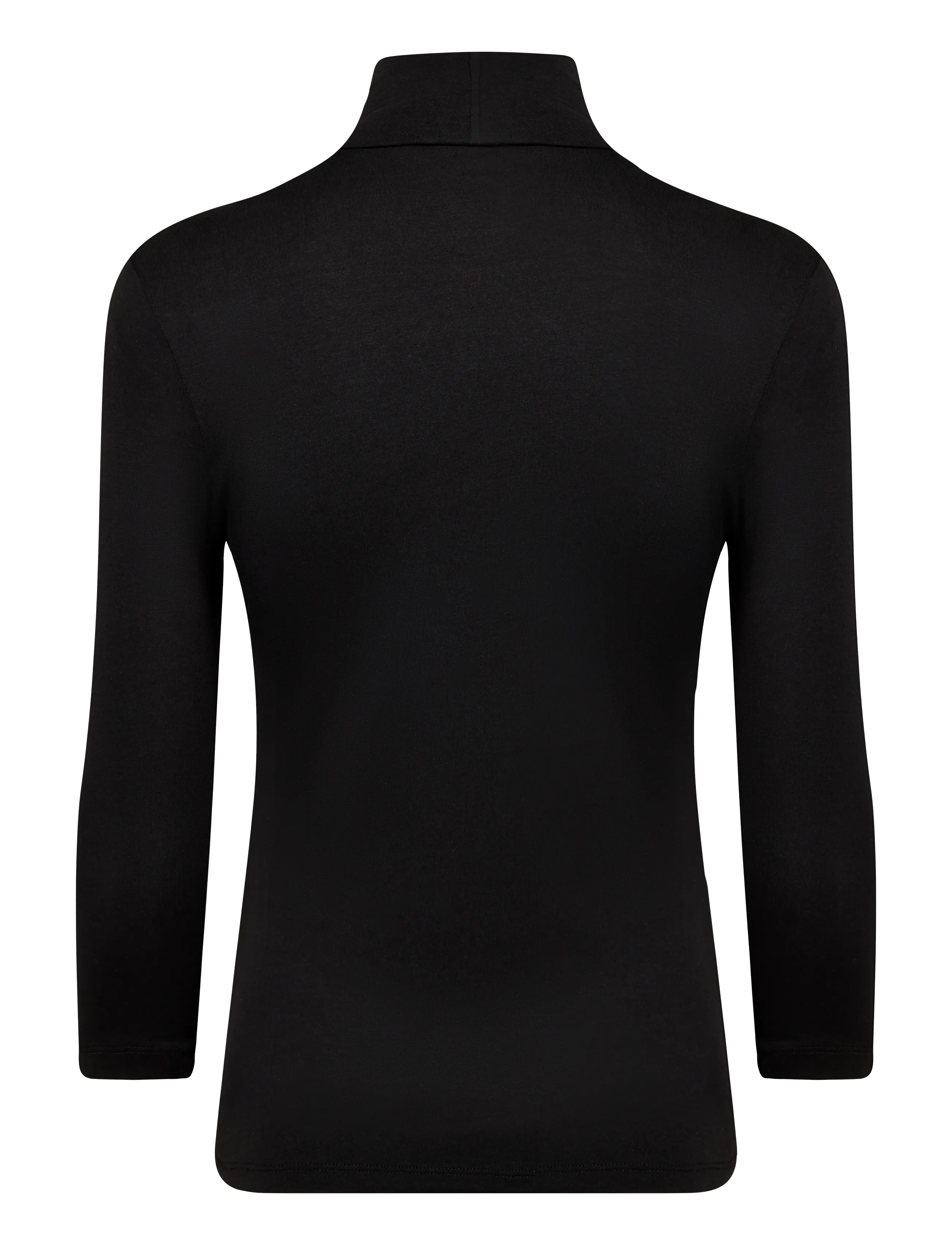 ROTATE - JERSEY 3/4 TURTLENECK - black - 1