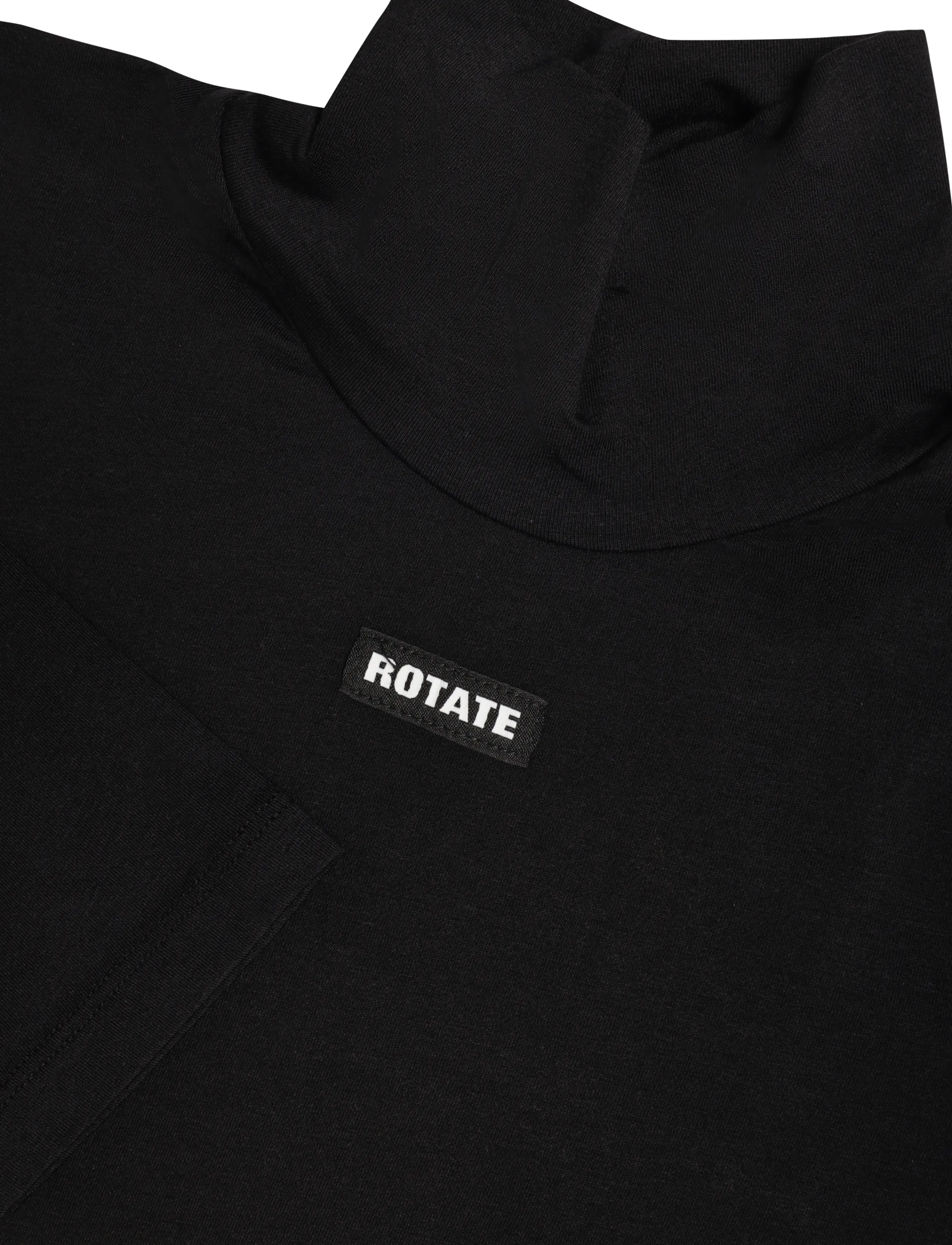 ROTATE - JERSEY 3/4 TURTLENECK - black - 2