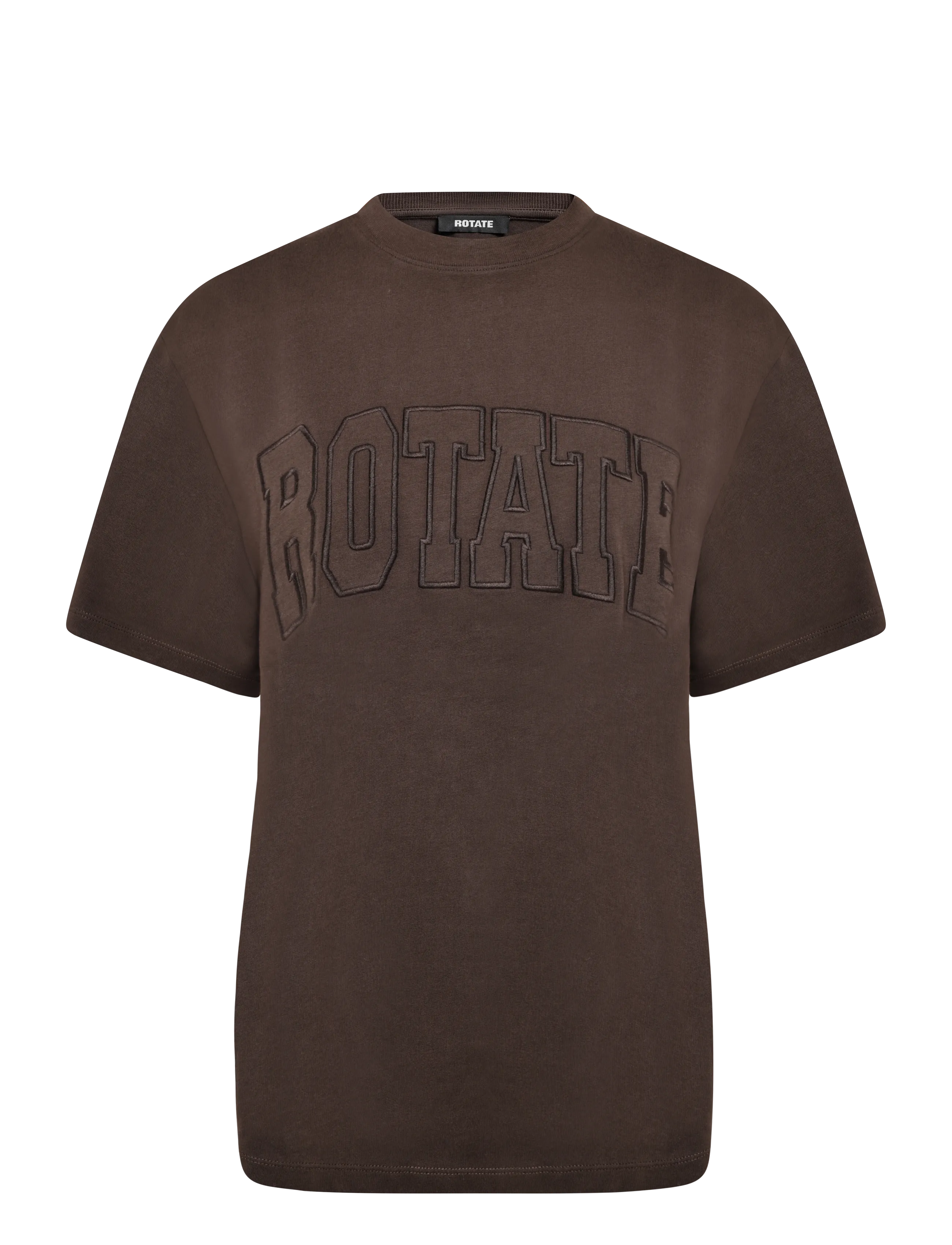 ROTATE JERSEY OVERSIZED T-SHIRT - T-shirts - MOLÉ / brown