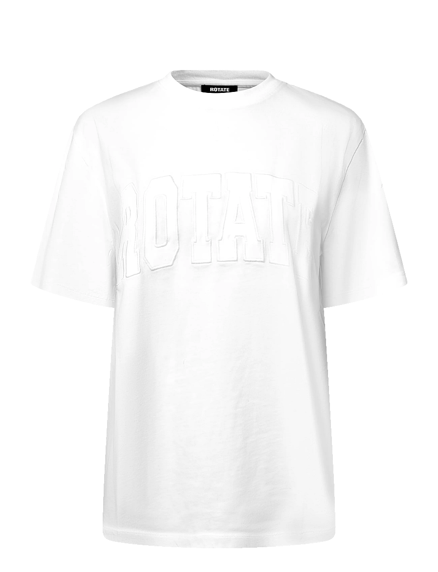 ROTATE - JERSEY OVERSIZED T-SHIRT - t-shirts - bright white - 0