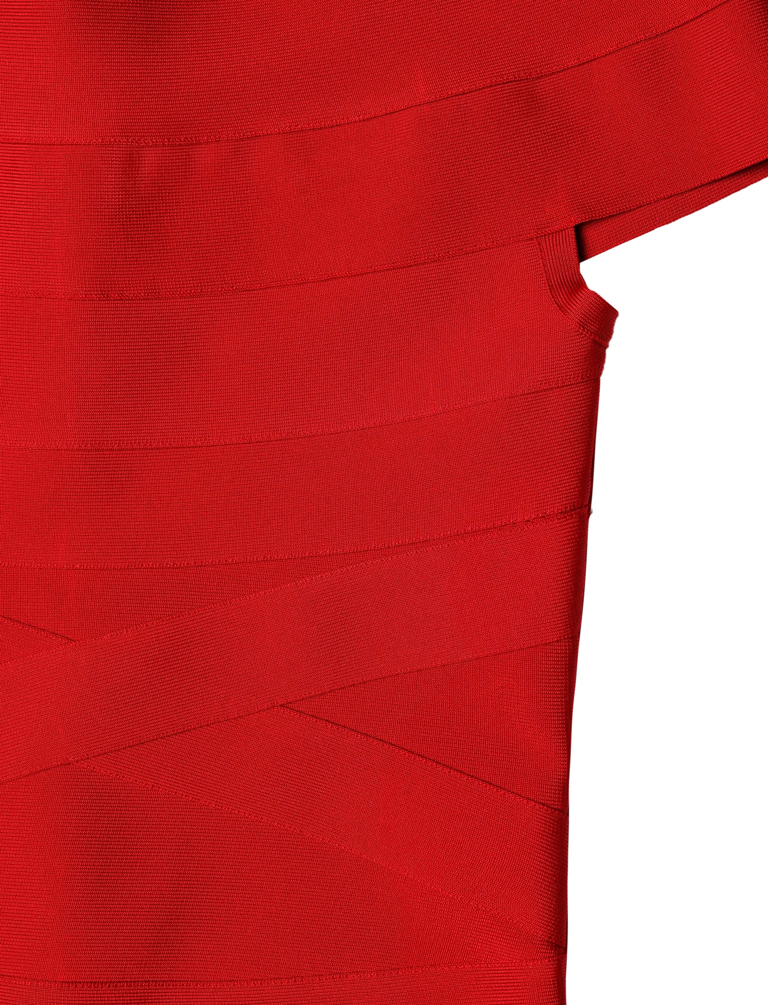ROTATE - MINI FITTED KNIT DRESS - scooter red - 2