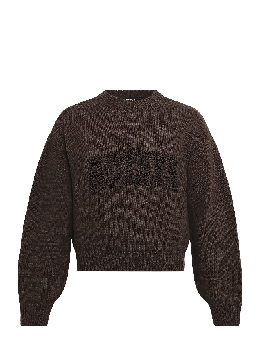 ROTATE - CREWNECK SWEATER - cocoa brown - 0