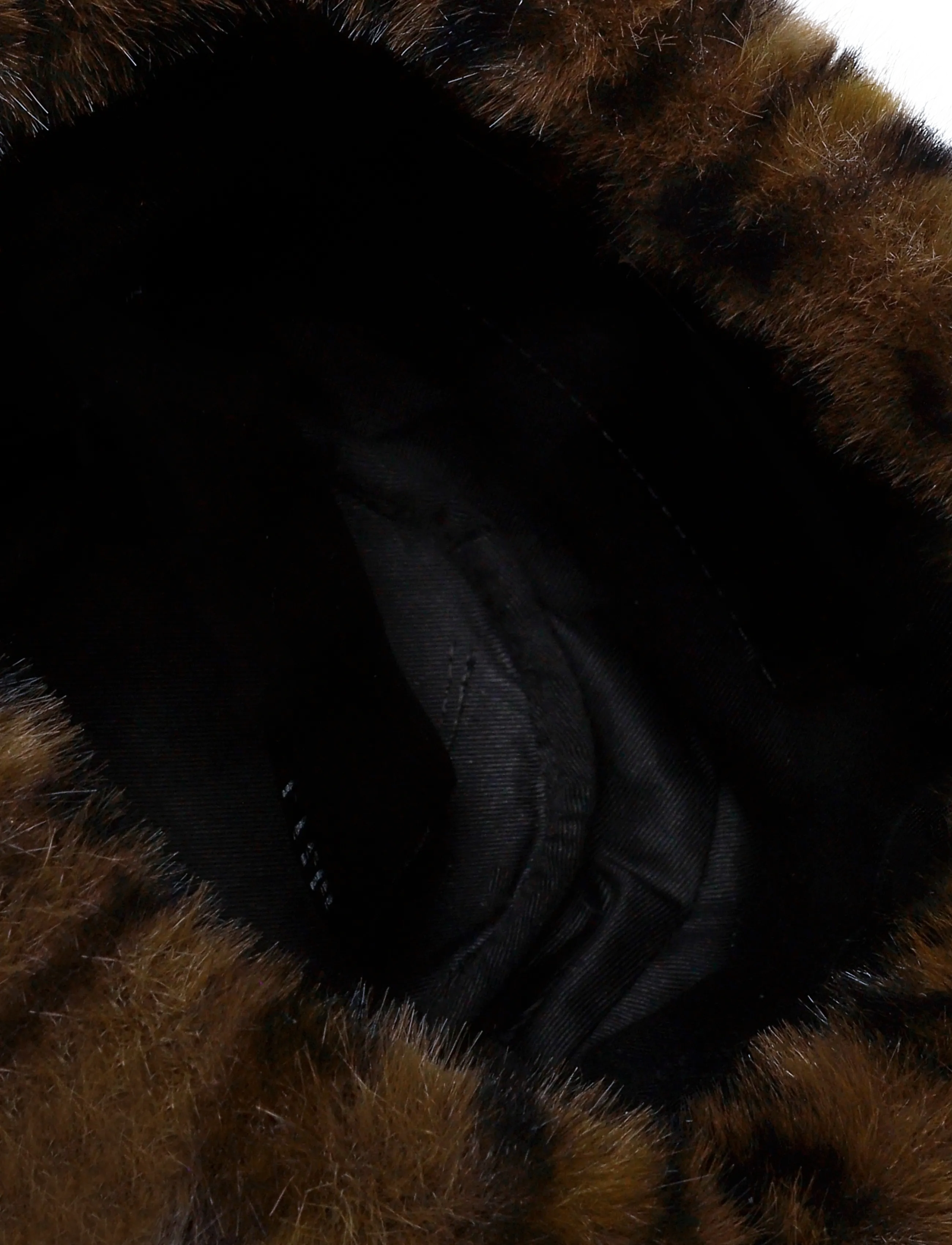 ROTATE - FAUX FUR BON BON BAG - special occasions - desert palm comb. - 3