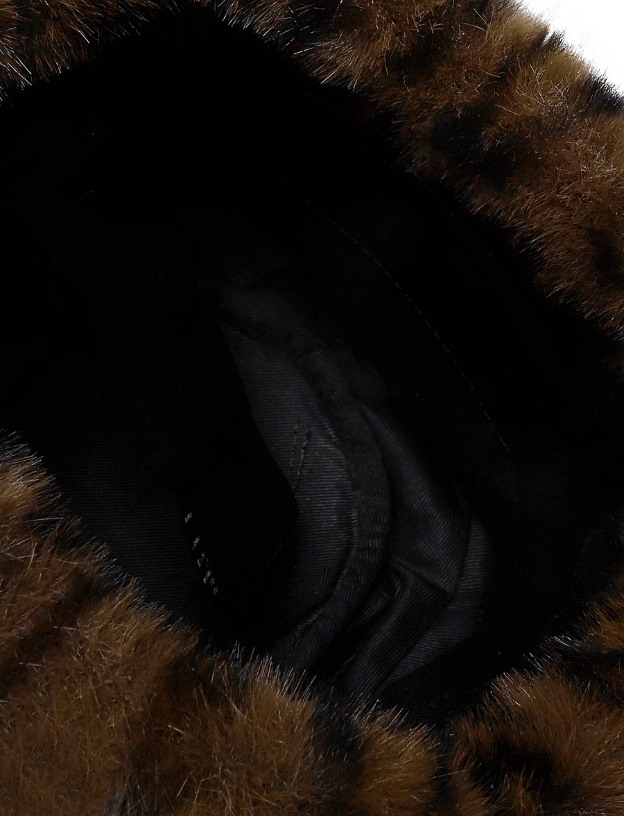 ROTATE - FAUX FUR BON BON BAG - special occasions - desert palm comb. - 3