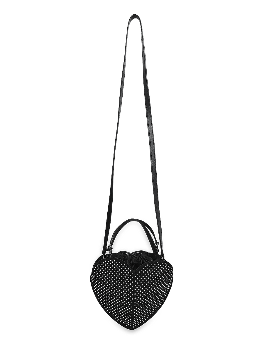 ROTATE - RHINESTONE HEART BAG - special occasions - 1000 black comb. - 0