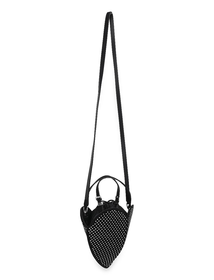 ROTATE - RHINESTONE HEART BAG - special occasions - 1000 black comb. - 2