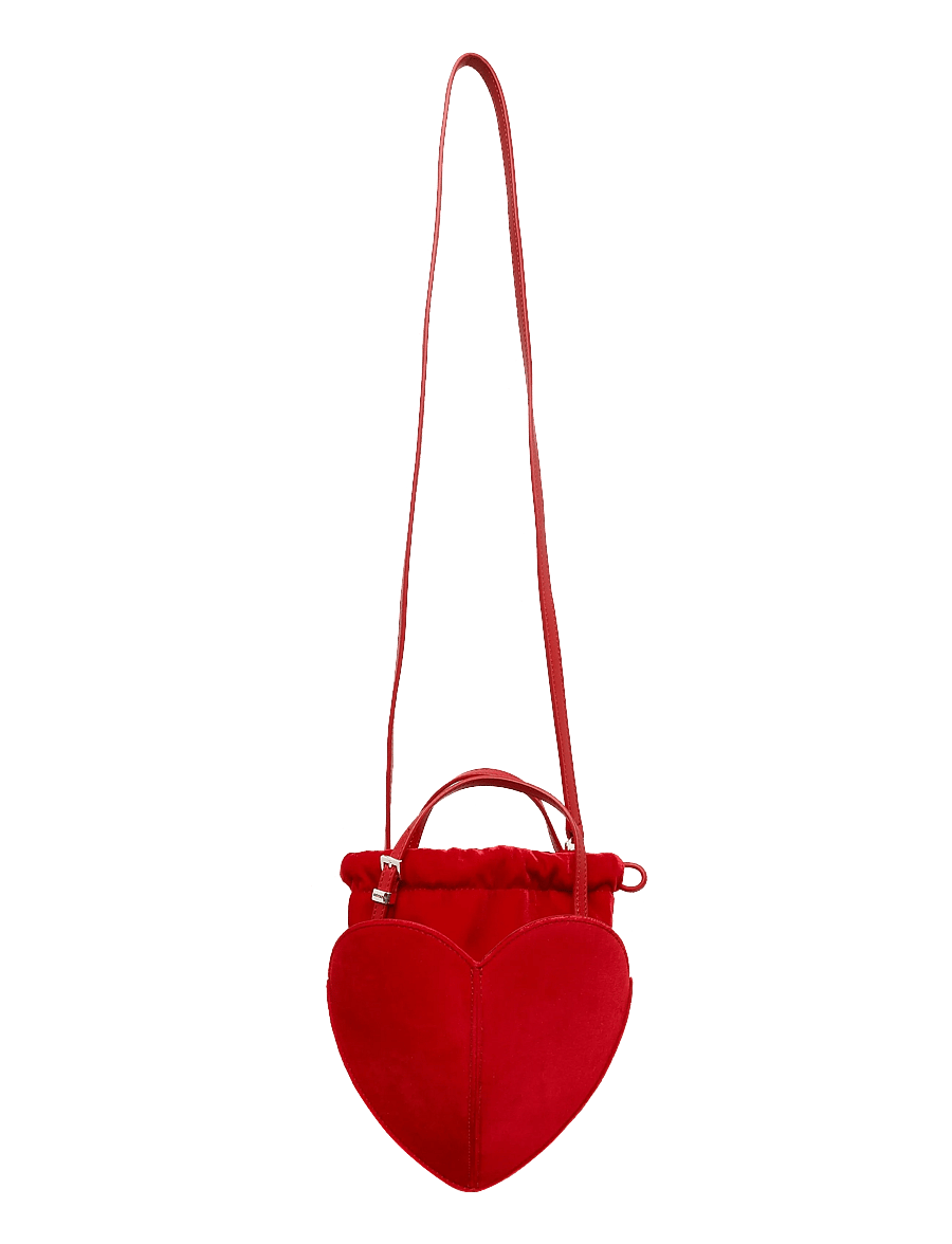 ROTATE - VELVET HEART BAG - special occasions - scooter red - 1