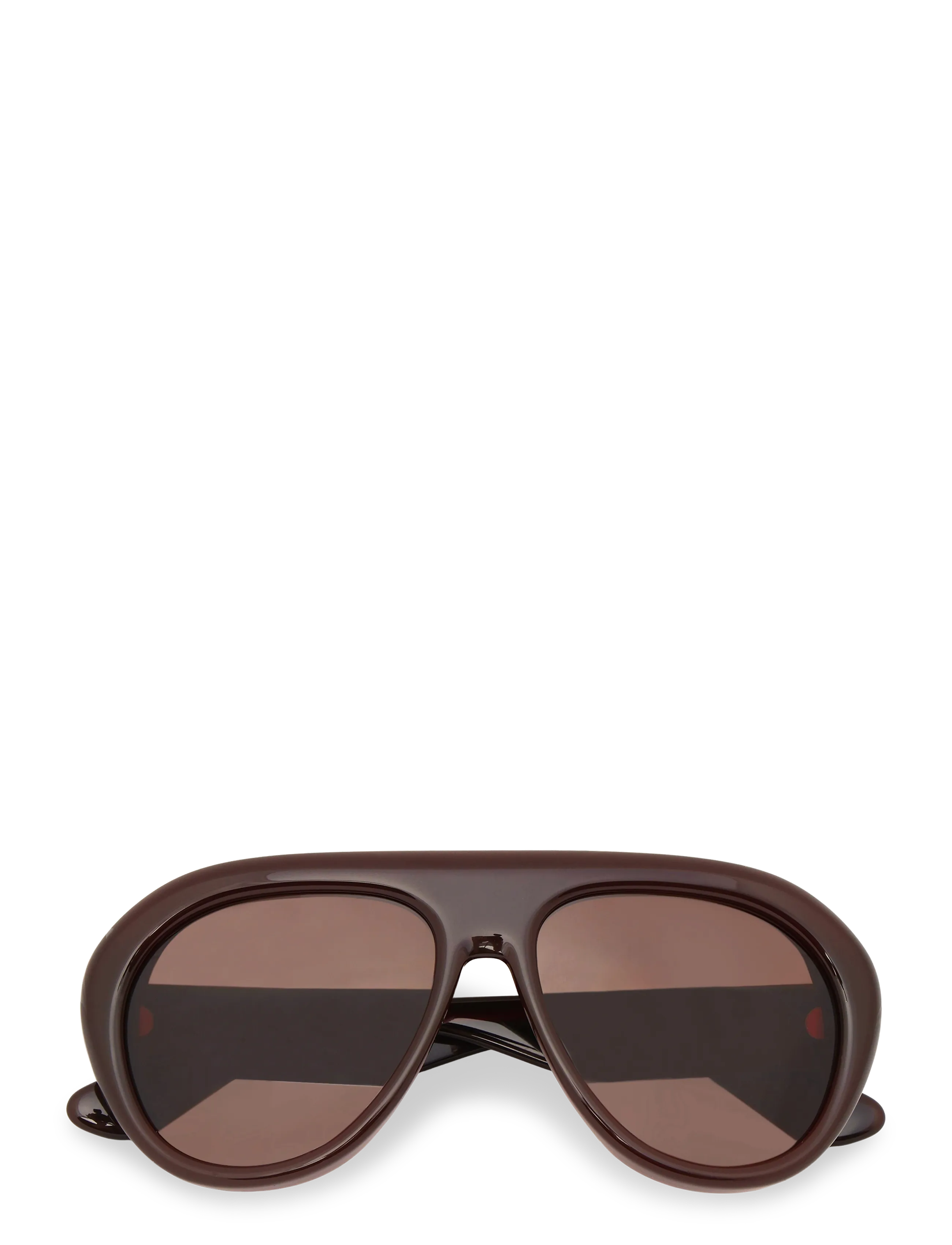 ROTATE Pilot Aviator Frame, One Size, Sunglasses, Braun - Frauen