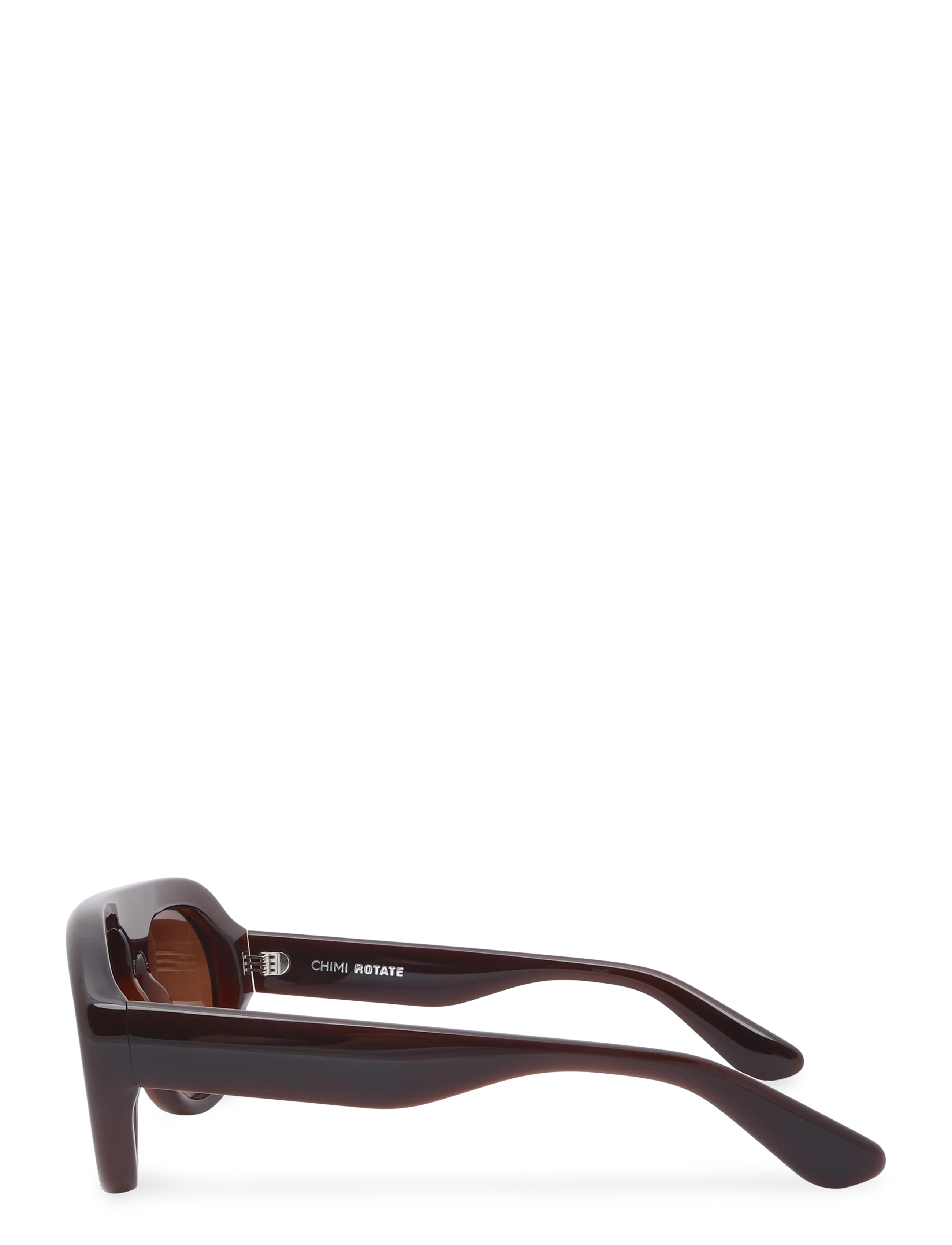 ROTATE - PILOT AVIATOR FRAME - chimi x solid brown - 3