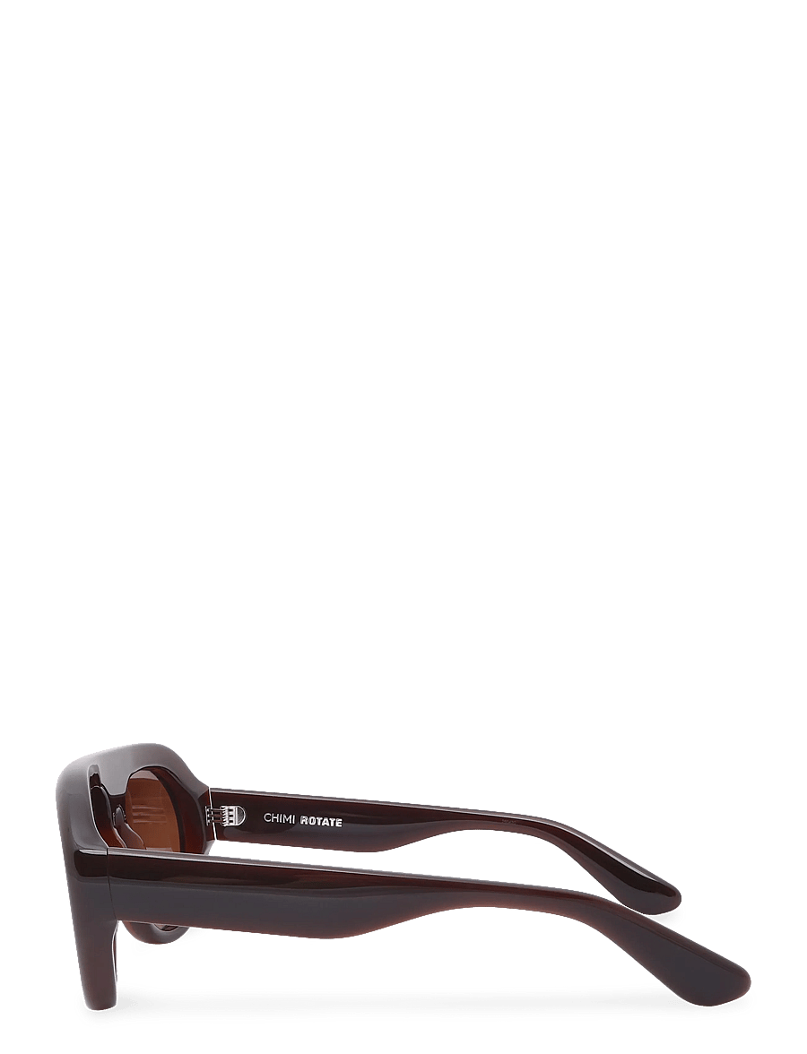 ROTATE - PILOT AVIATOR FRAME - chimi x solid brown - 3