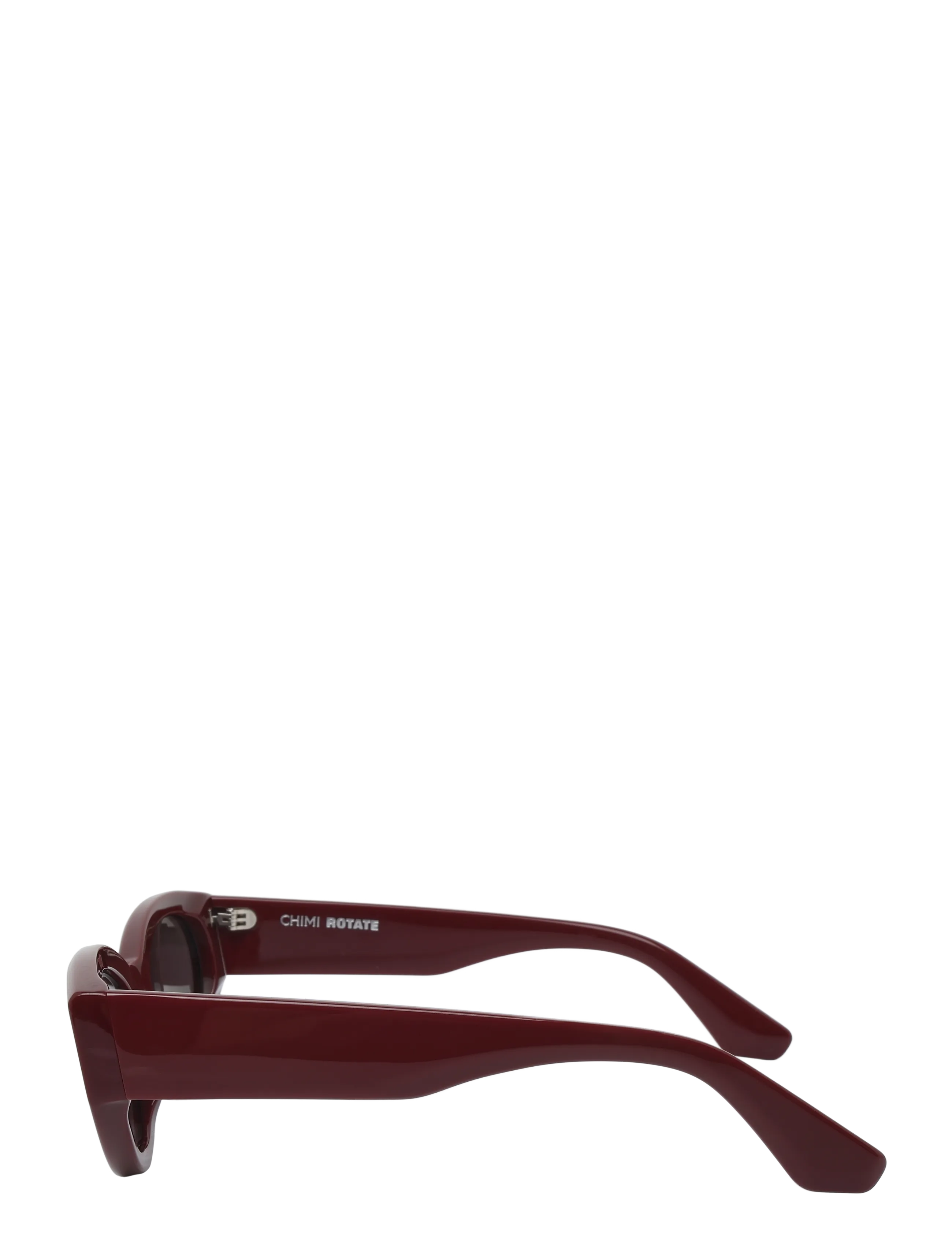 ROTATE - CAT EYE FRAME - chimi x burgundy - 3
