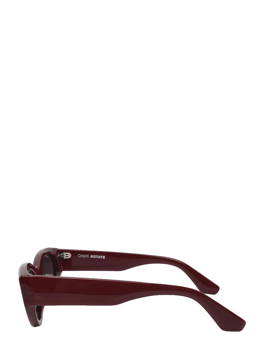 ROTATE - CAT EYE FRAME - chimi x burgundy - 3