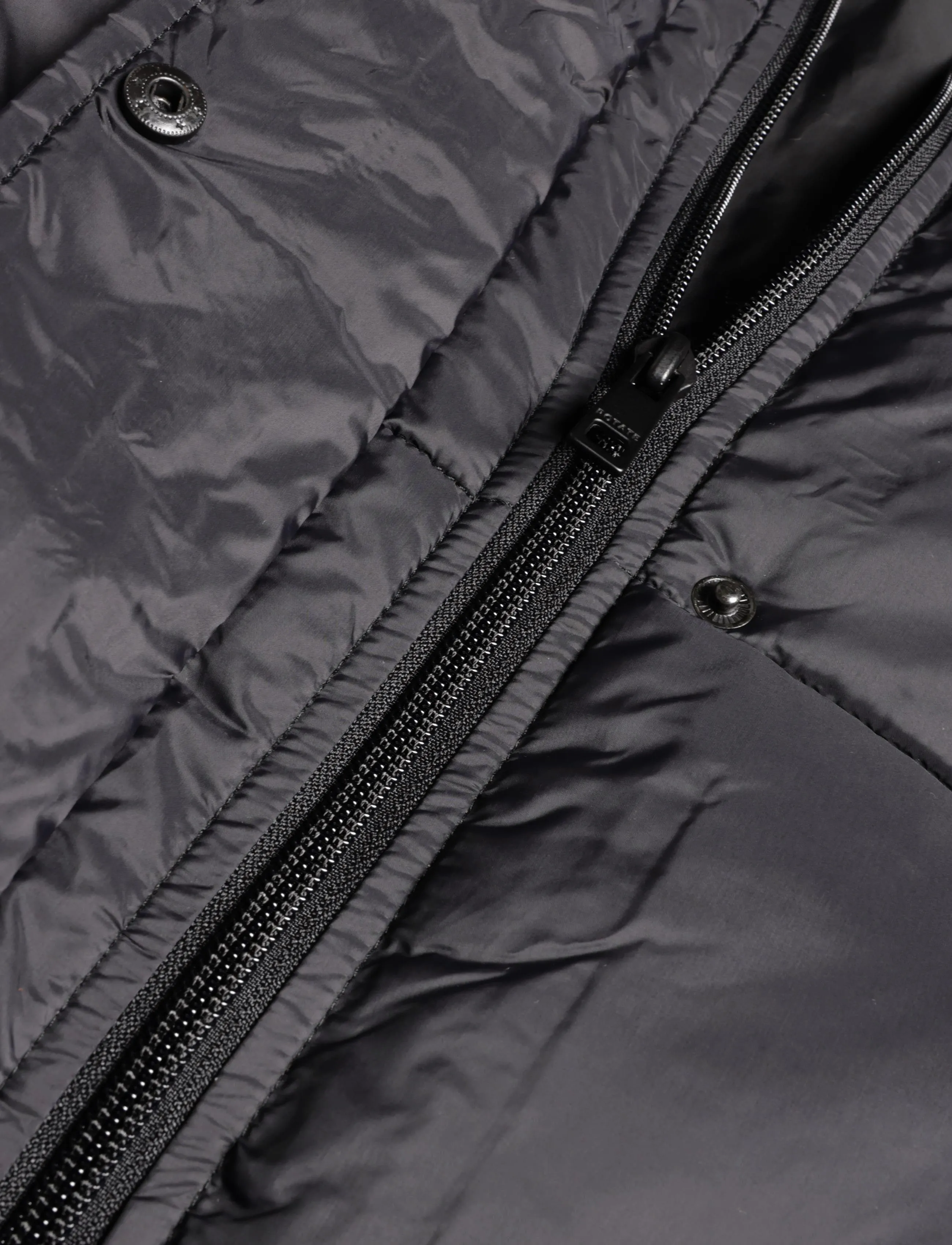 ROTATE - PEPLUM PUFFER JACKET - black - 4