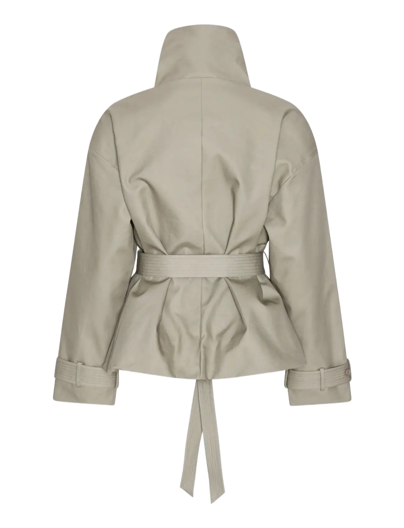 ROTATE - SHORT TRENCH COAT - aluminum - 2