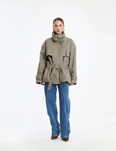 Short Trench Coat - Trenchcoats