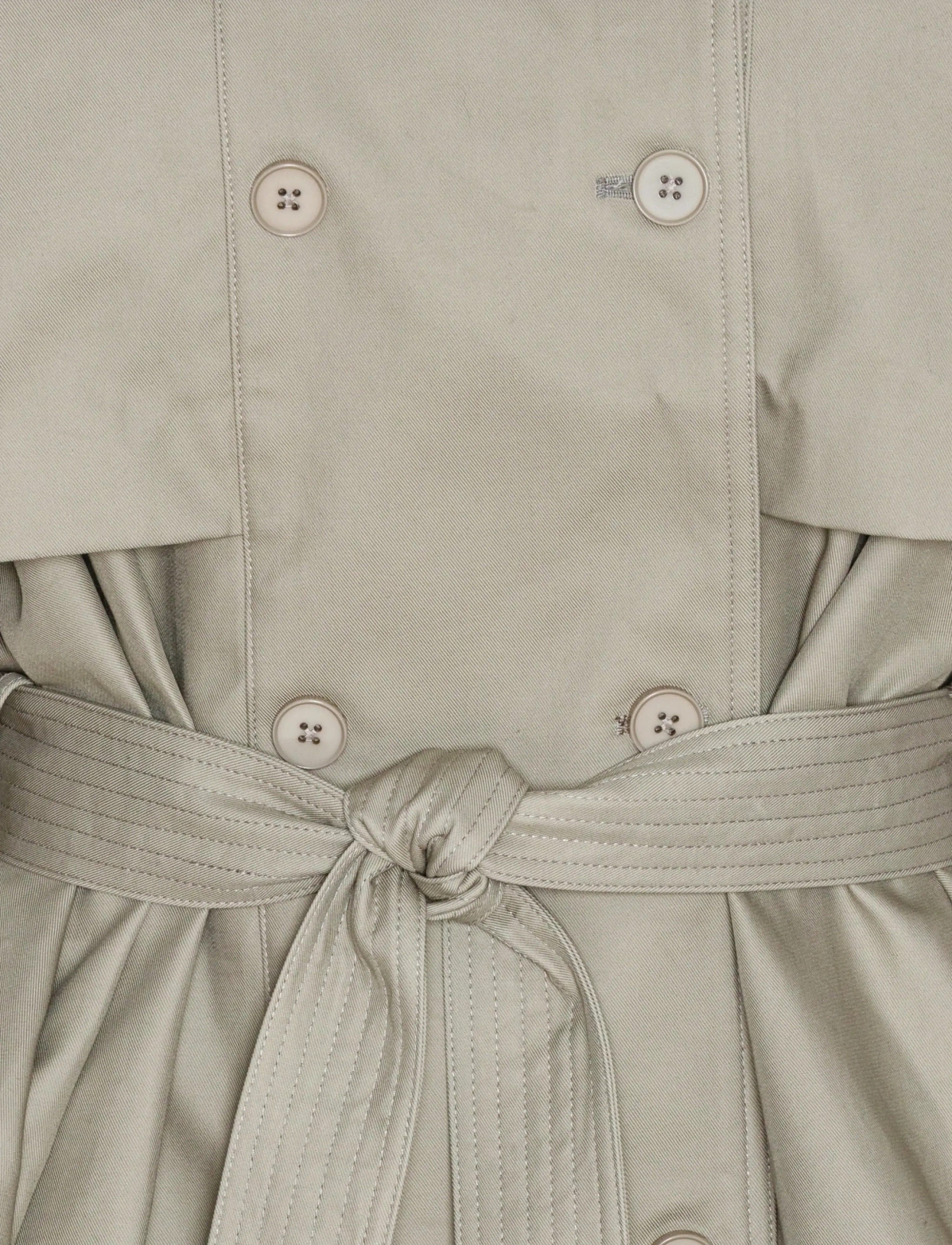 ROTATE - SHORT TRENCH COAT - aluminum - 4