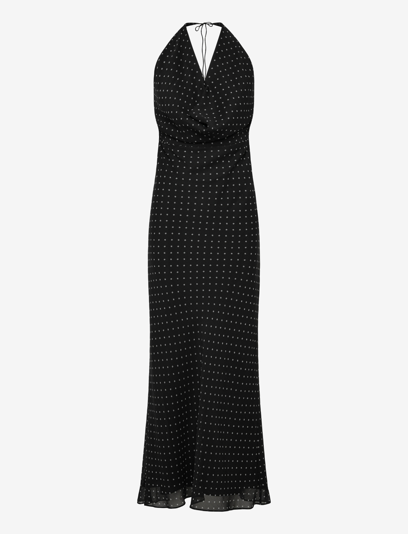 ROTATE - CHIFFON HALTERNECK - sommarklänningar - 1000 black comb. - 0