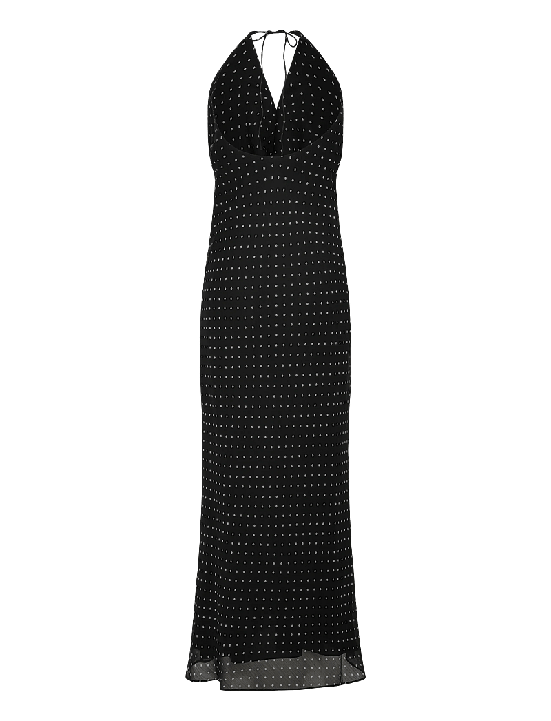 ROTATE - CHIFFON HALTERNECK - sommarklänningar - 1000 black comb. - 1