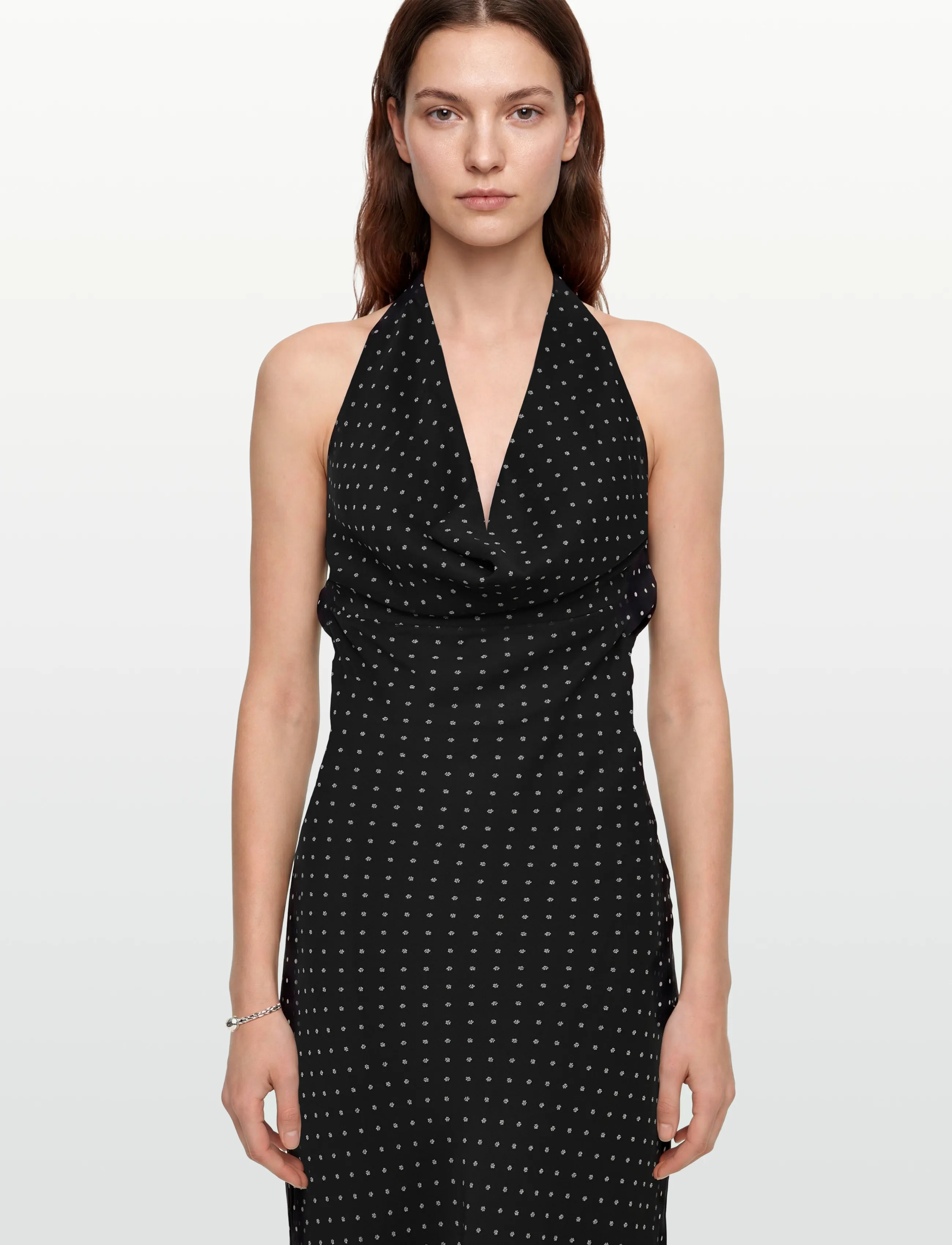 ROTATE - CHIFFON HALTERNECK - suvekleidid - 1000 black comb. - 3