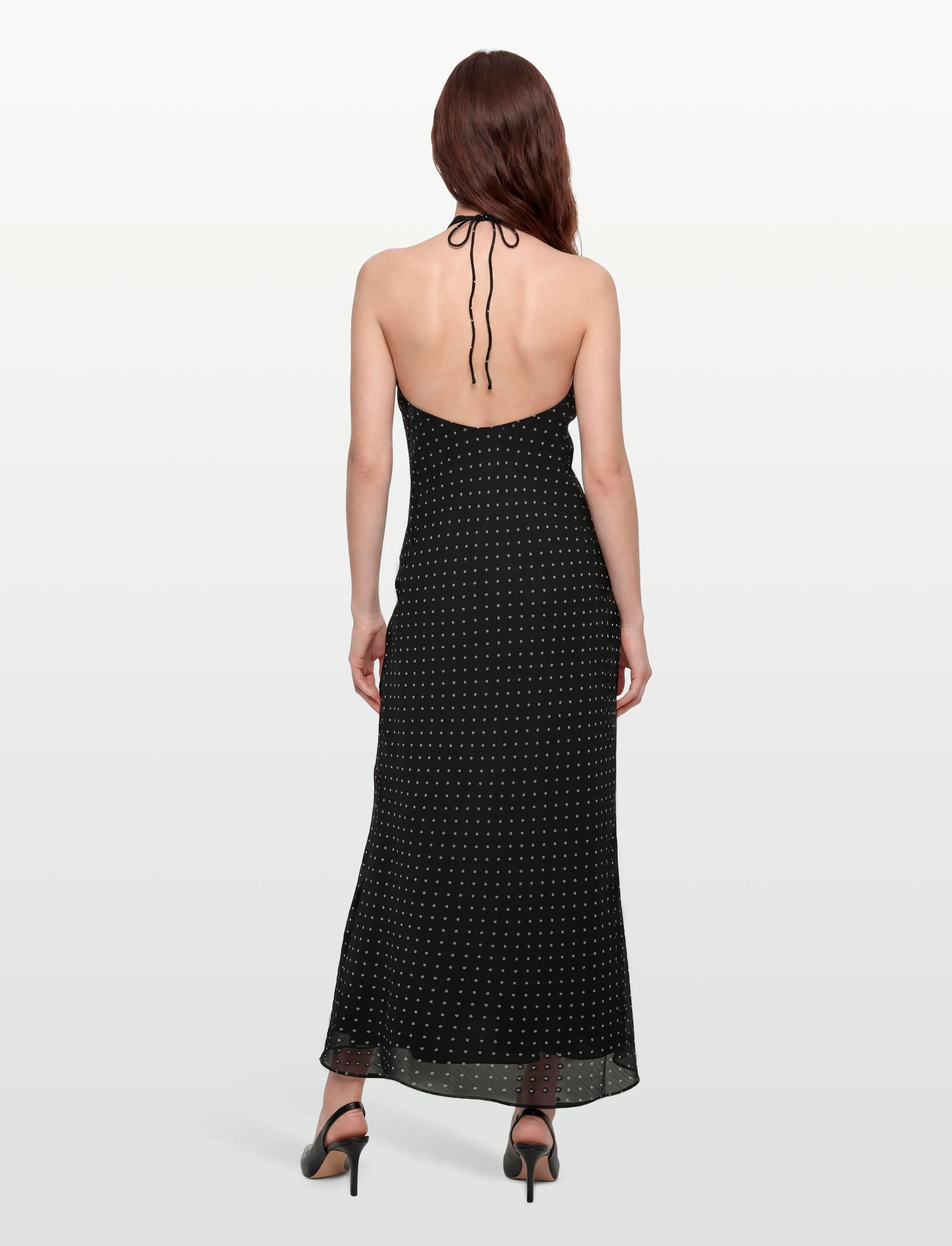 ROTATE - CHIFFON HALTERNECK - suvekleidid - 1000 black comb. - 4