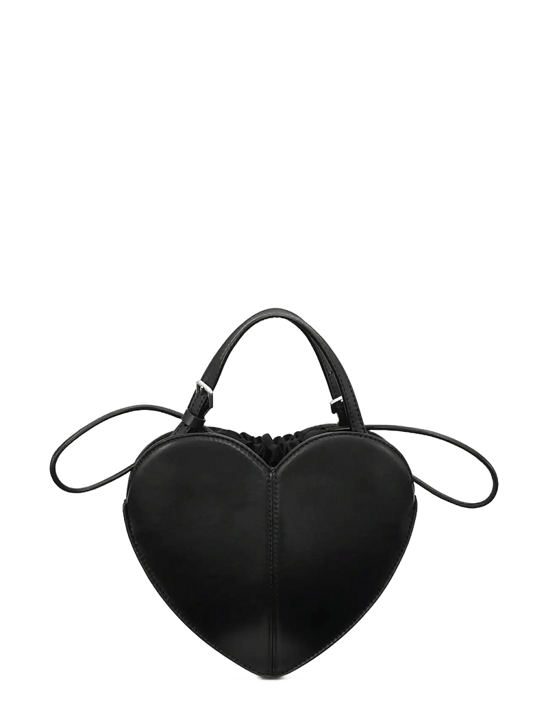 ROTATE - LEATHER HEART BAG - special occasions - black - 0