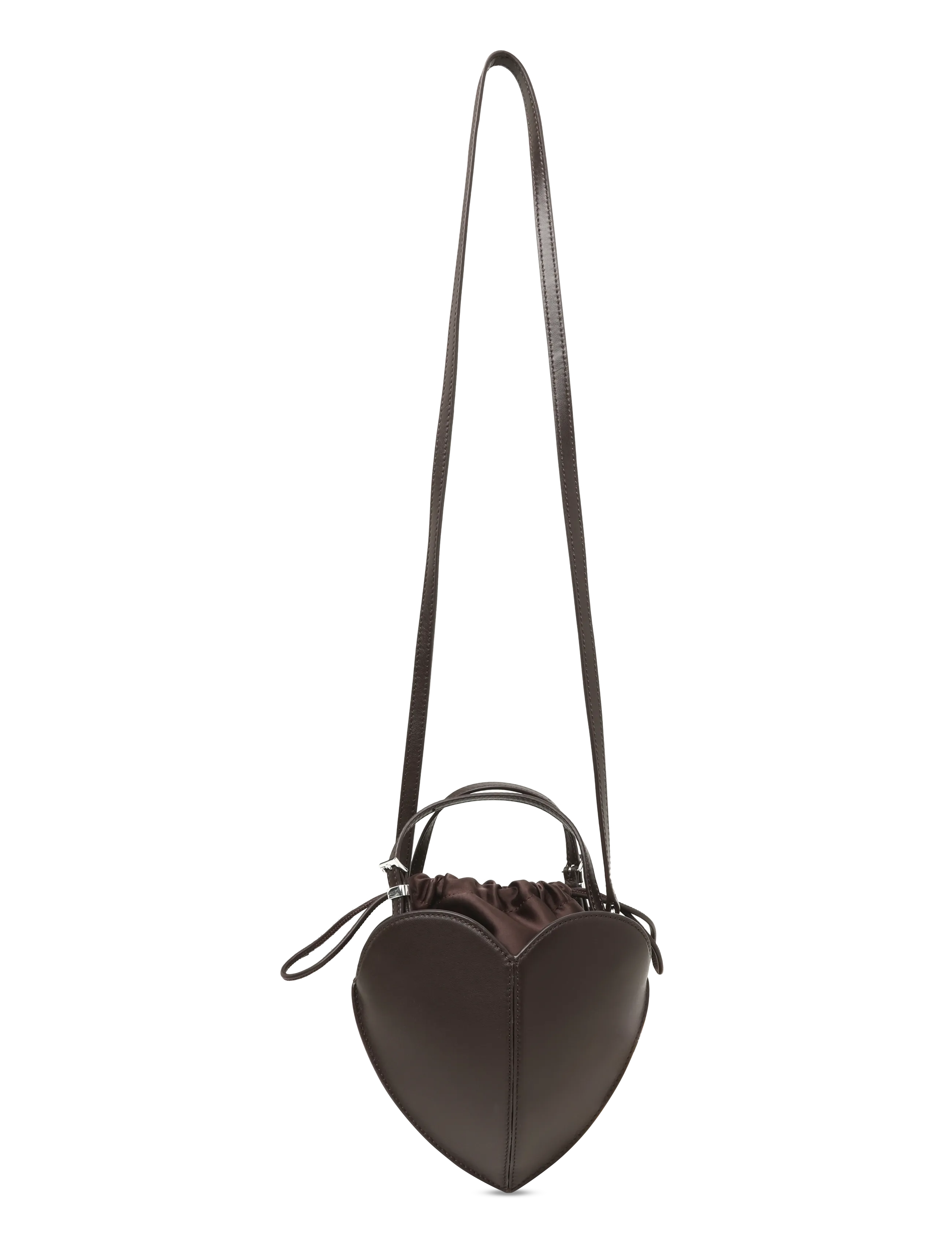 ROTATE LEATHER HEART BAG -  - MOLÉ / brown