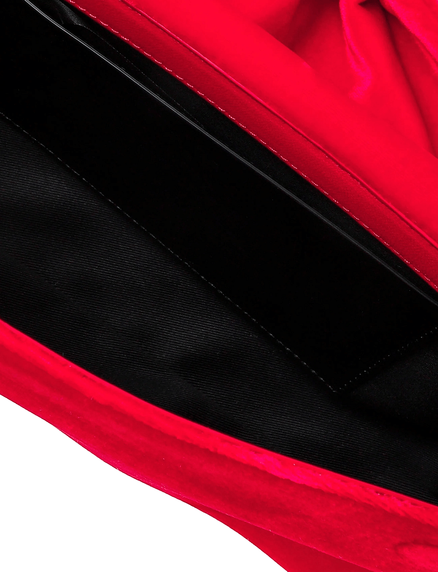 ROTATE - VELVET KNOT SCARF BAG - special occasions - scooter red - 3