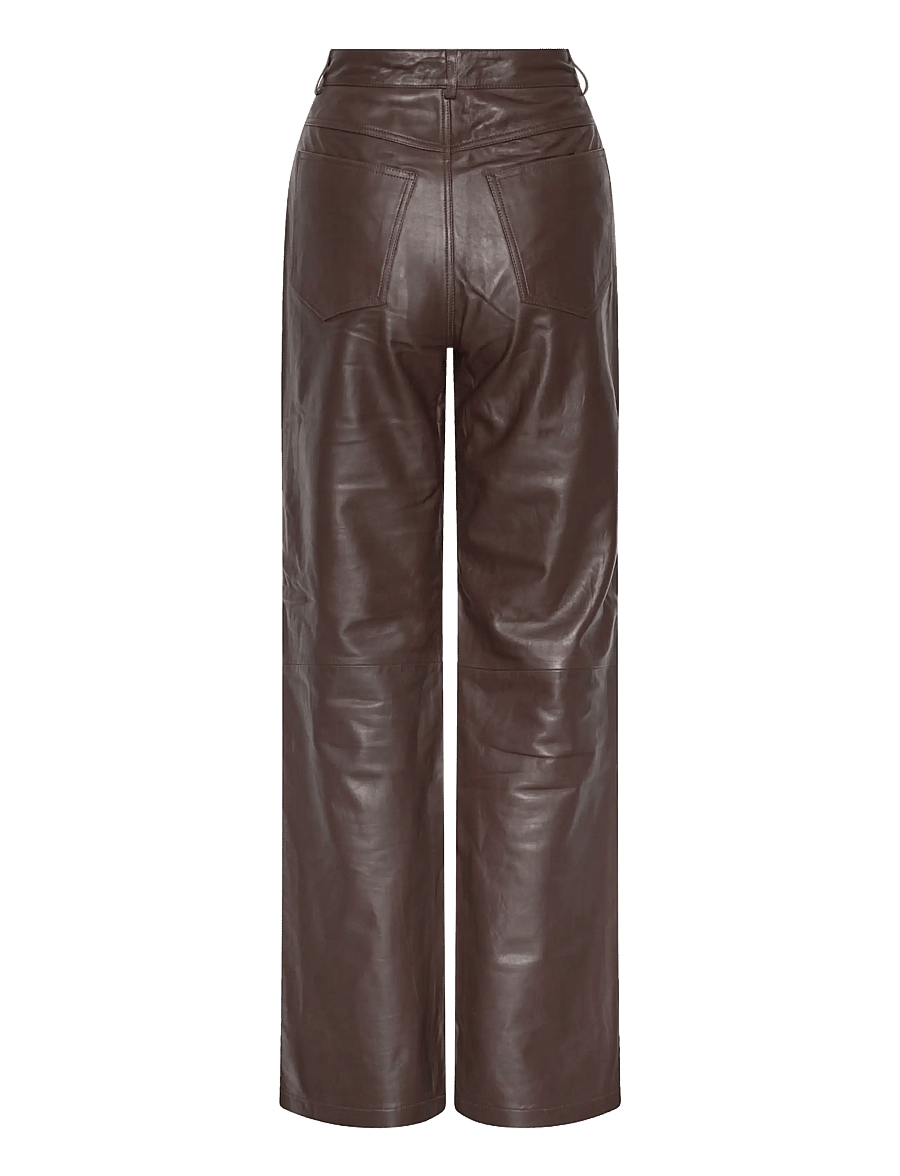 ROTATE - STRAIGHT LEATHER PANTS - molÉ - 1