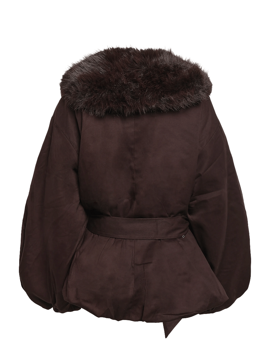 ROTATE - FAUX FUR COLLAR JACKET - faux fur jakker - molÉ - 1
