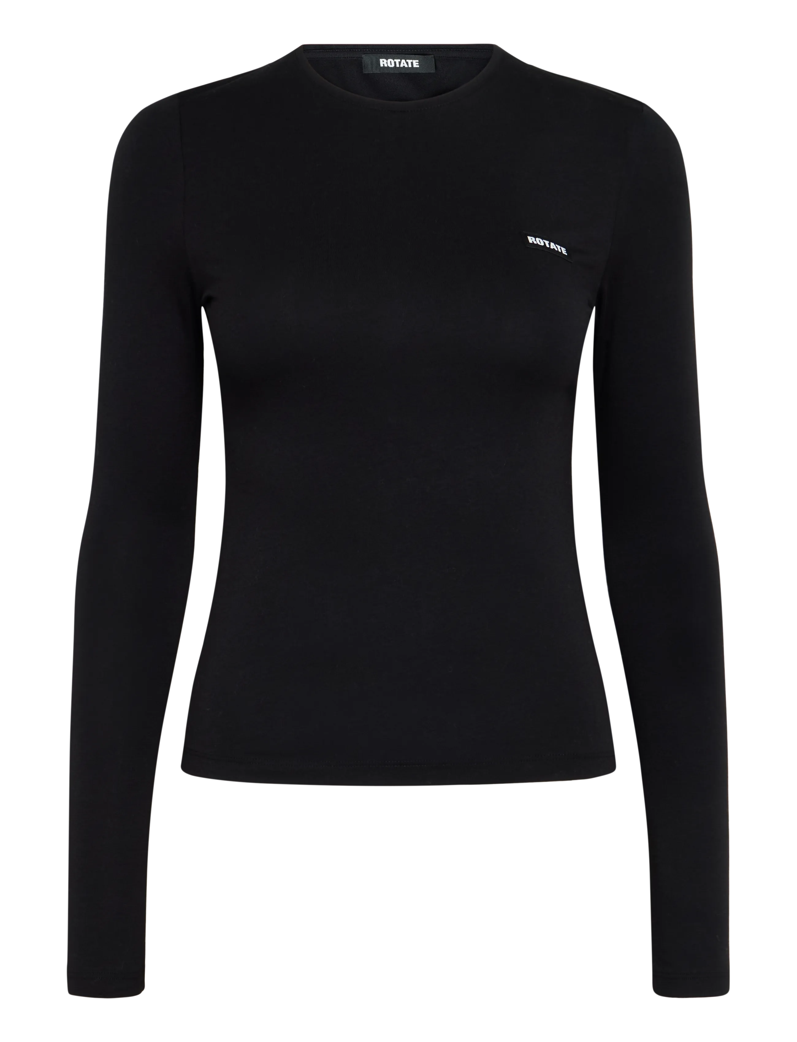 ROTATE LONG SLEEVE T-SHIRT - Langärmlige Tops - BLACK / black